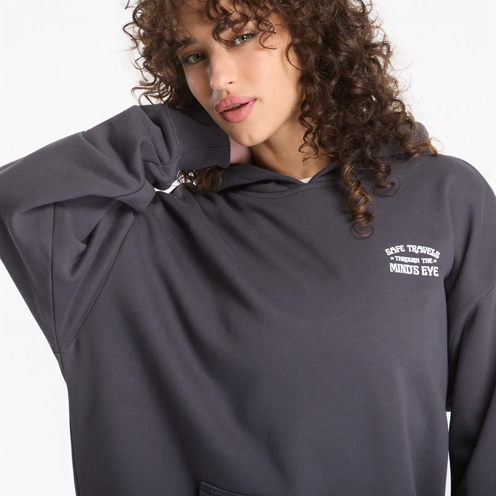 Sieviešu džemperi Vans Minds Eye OS Hoodie Charcoal Grey