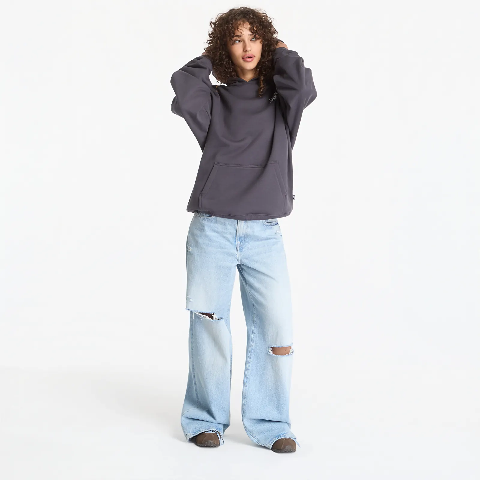 Sieviešu džemperi Vans Minds Eye OS Hoodie Charcoal Grey