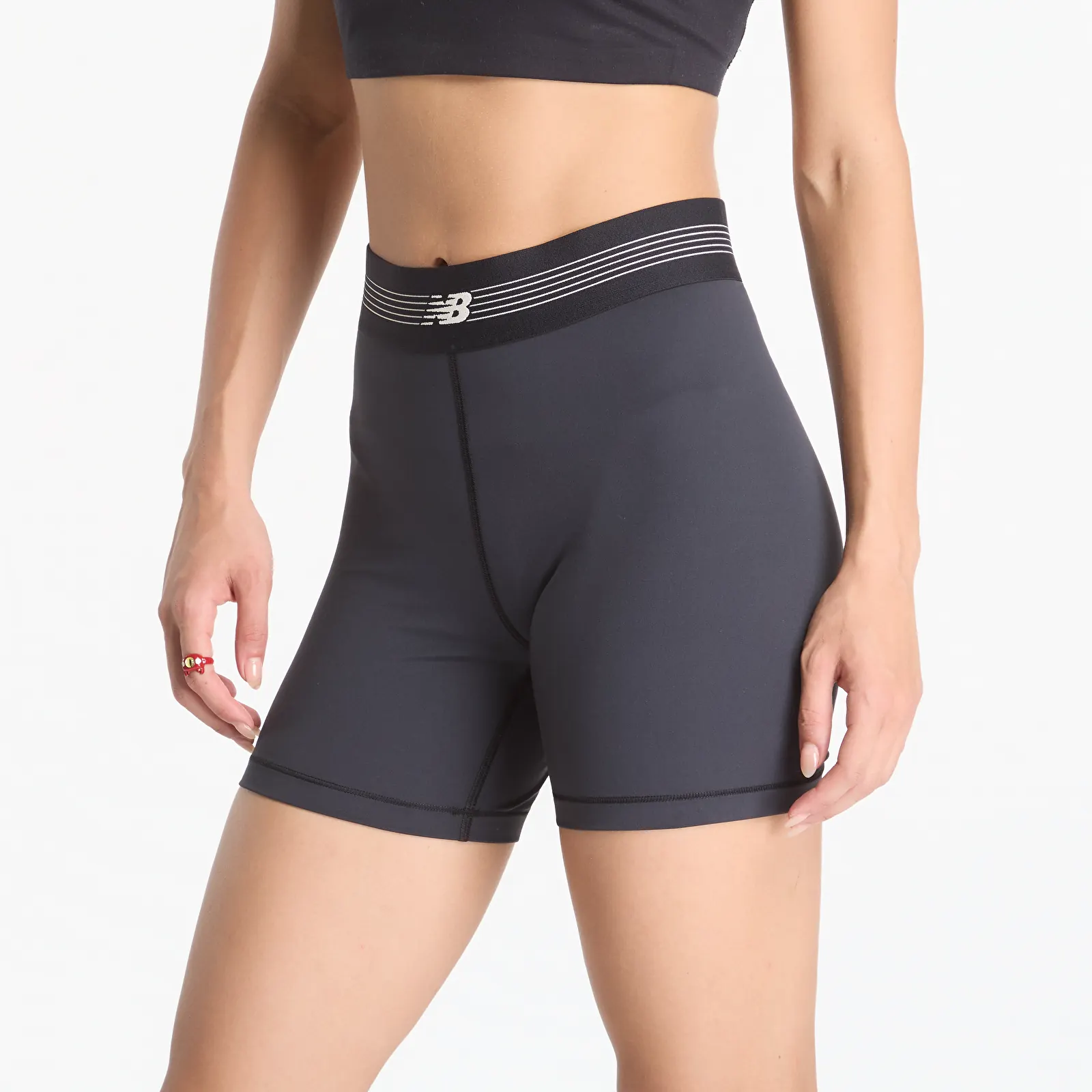Жіночі шорти New Balance AC Fitted Short 5" Black