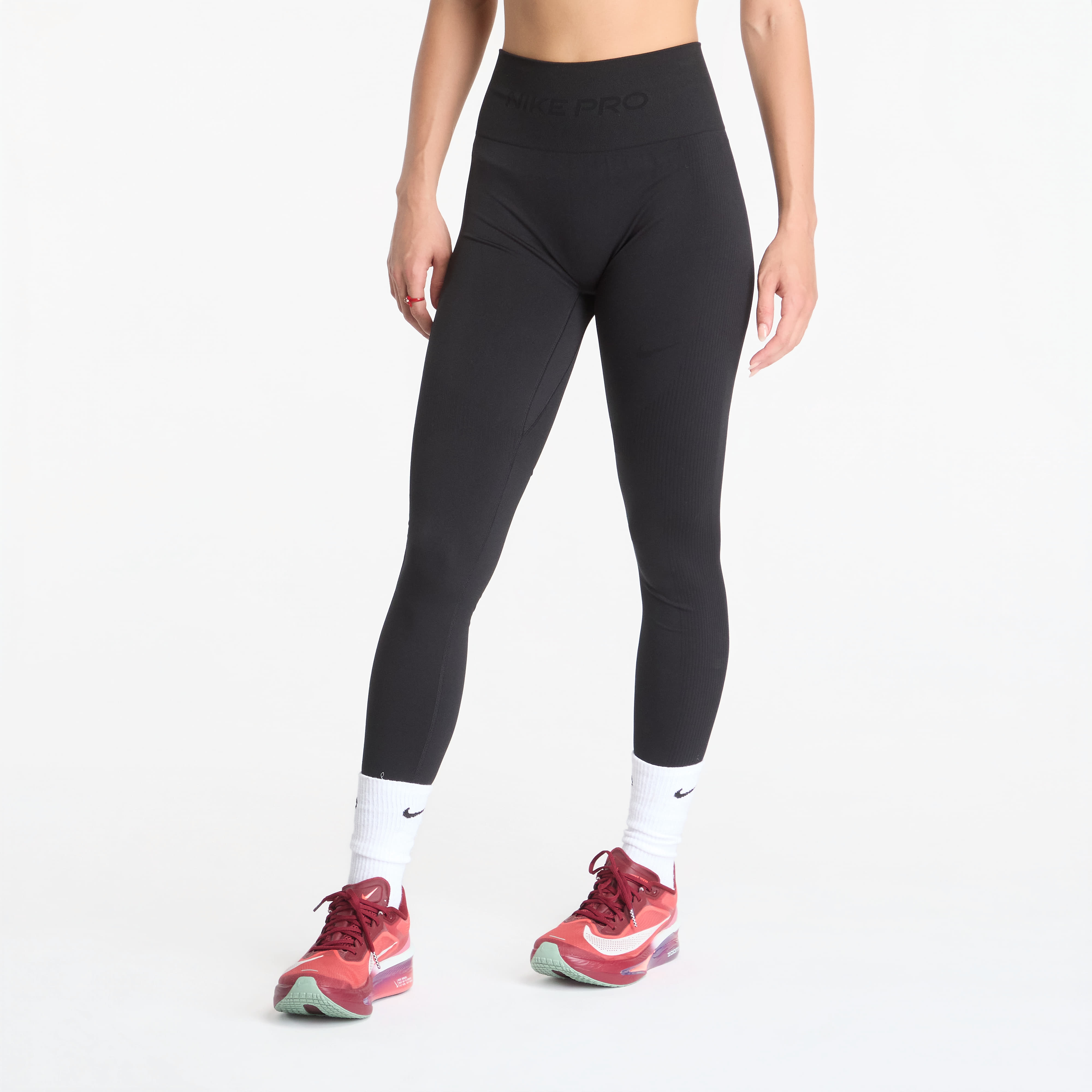 Легени Nike Pro Seamless Women's High-Waisted 7/8 Leggings Black M