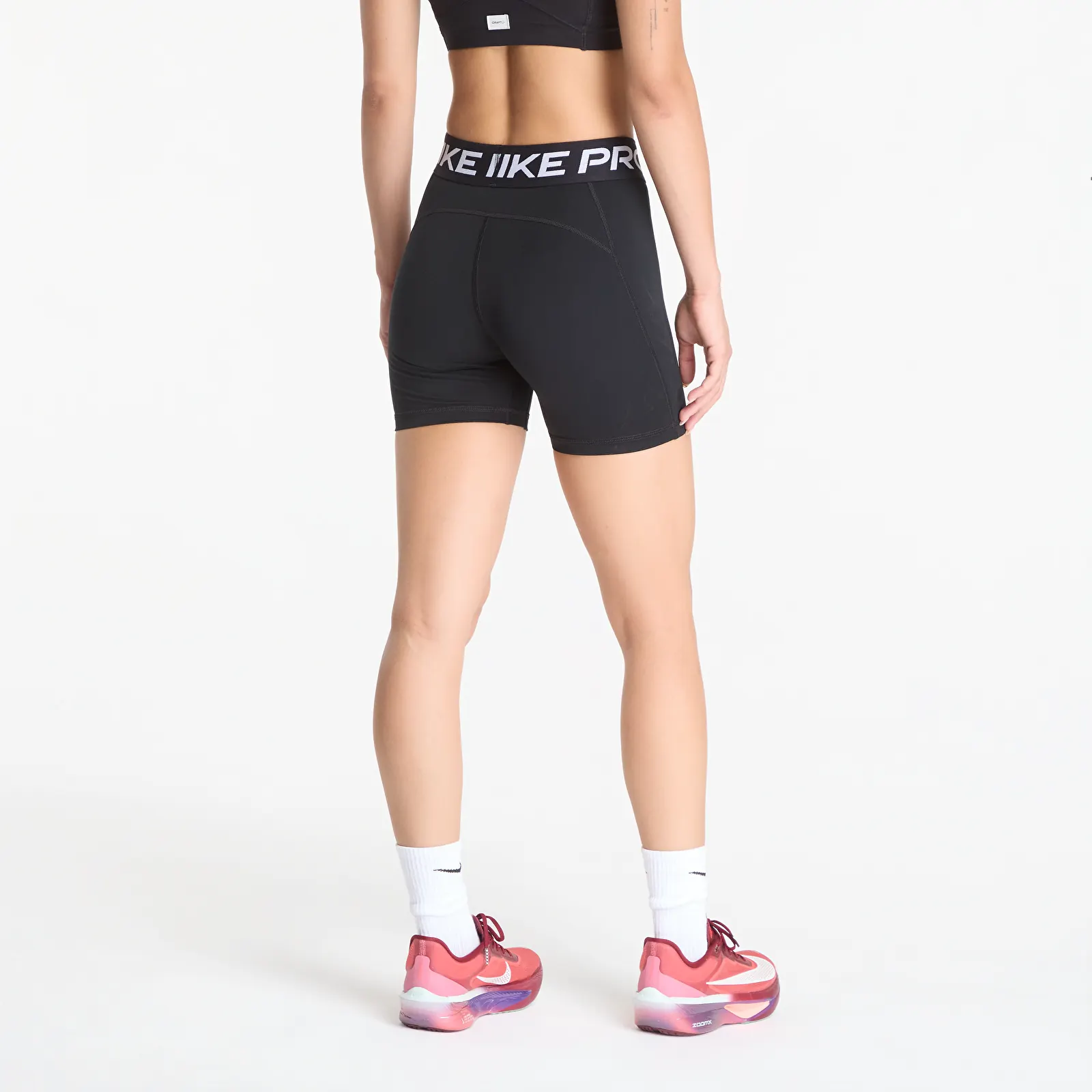 Dámské kraťasy Nike Pro 365 Women's 5" Mid-Rise Shorts Black/ White