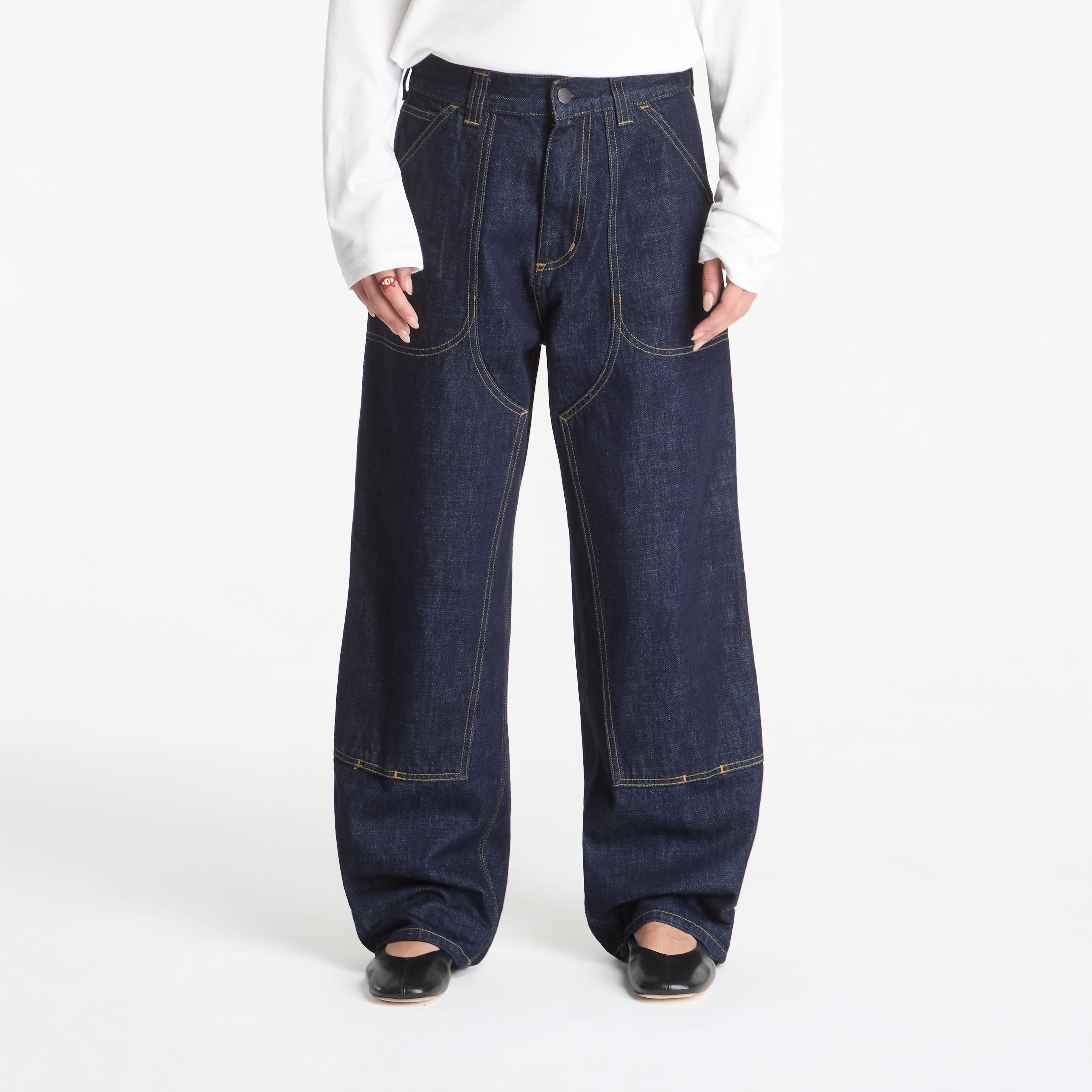 Дънки Carhartt WIP Oakland Pant UNISEX Blue Rinsed XL