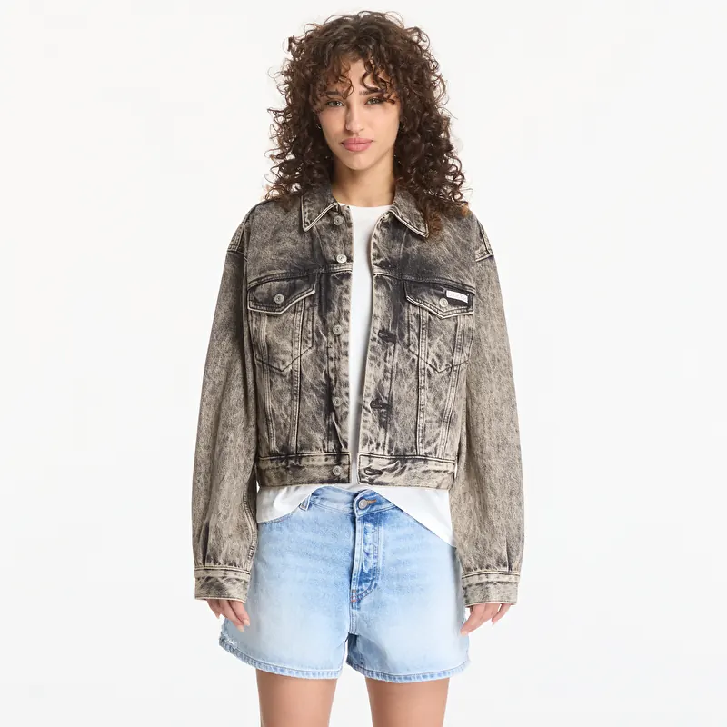 Veste Calvin Klein Jeans 90s Trucker Jacket B Black