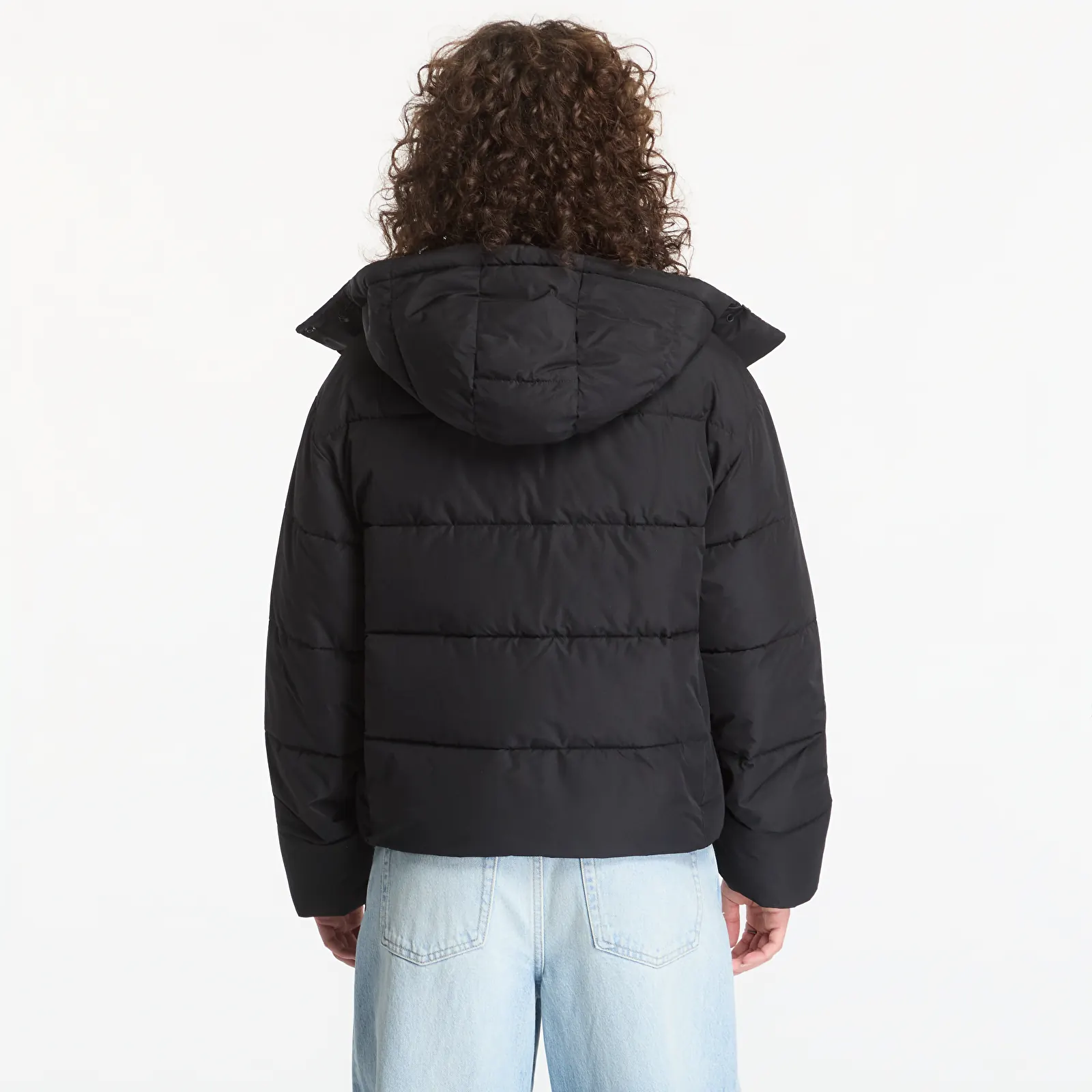 Vestes pour femmes Calvin Klein Jeans Matte Mw Short Puffe Black