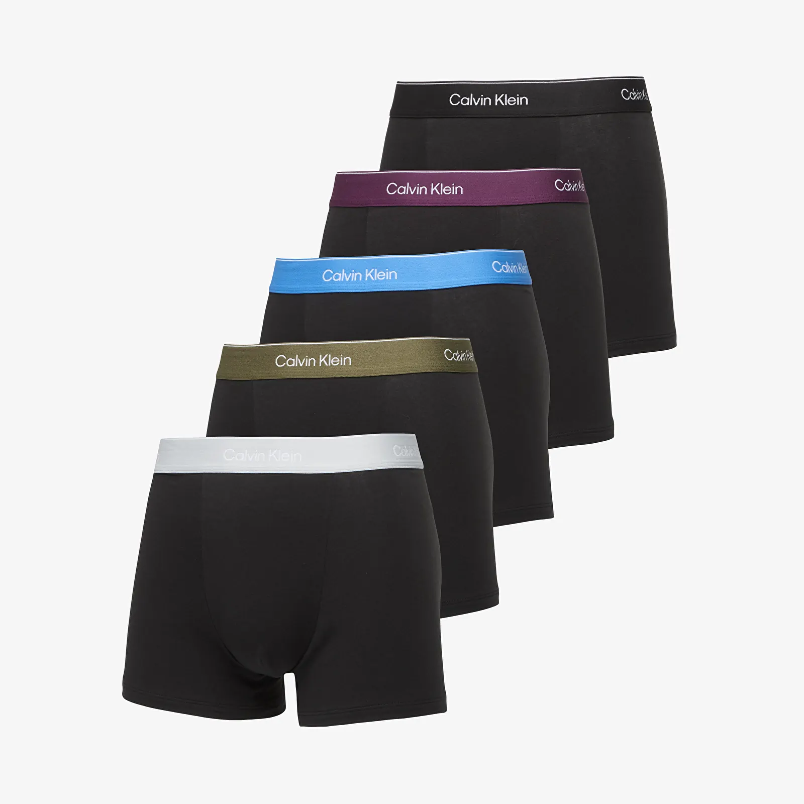 Men's boxers Calvin Klein Relaxed Fit Trunk 5-Pack Purple