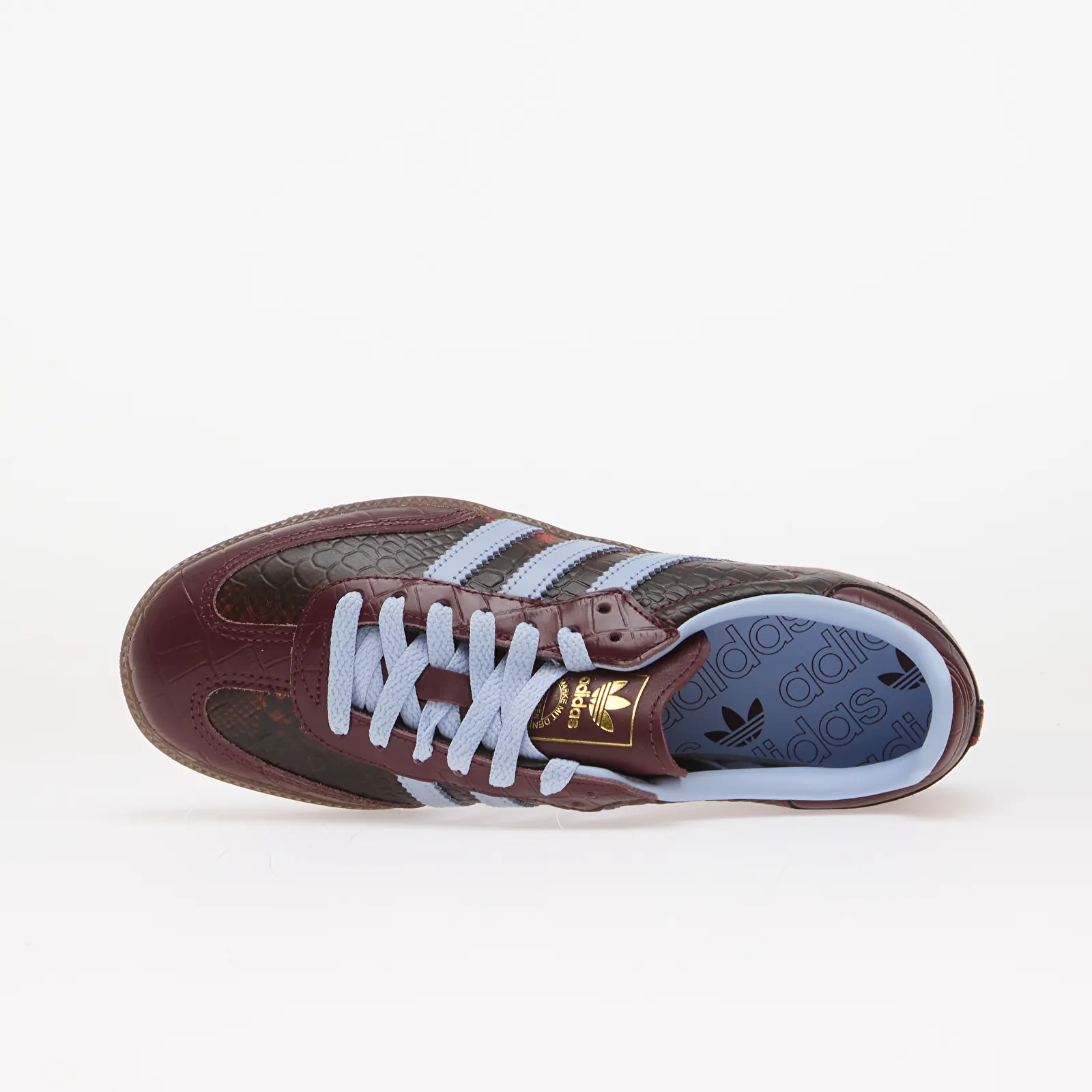 Men's sneakers and shoes adidas Samba OG Maroon/ Blue Dawn/ Gold Met.