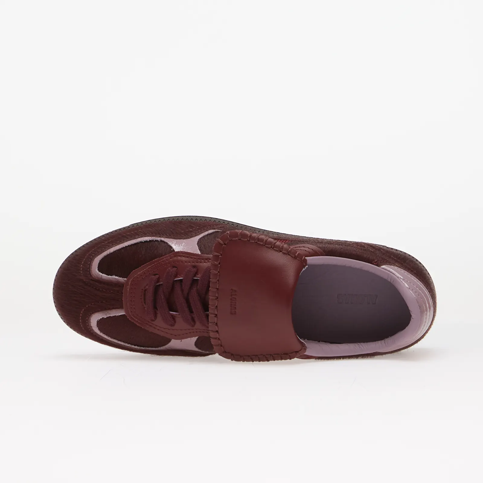 Sneakers och skor för kvinnor Alohas Tb.490 Club Soft Leather Sneakers Burgundy
