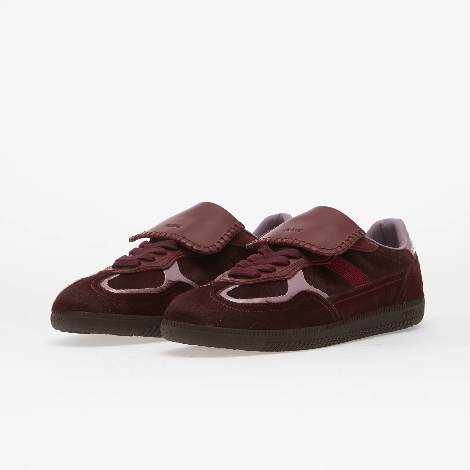 Sneakers och skor för kvinnor Alohas Tb.490 Club Soft Leather Sneakers Burgundy
