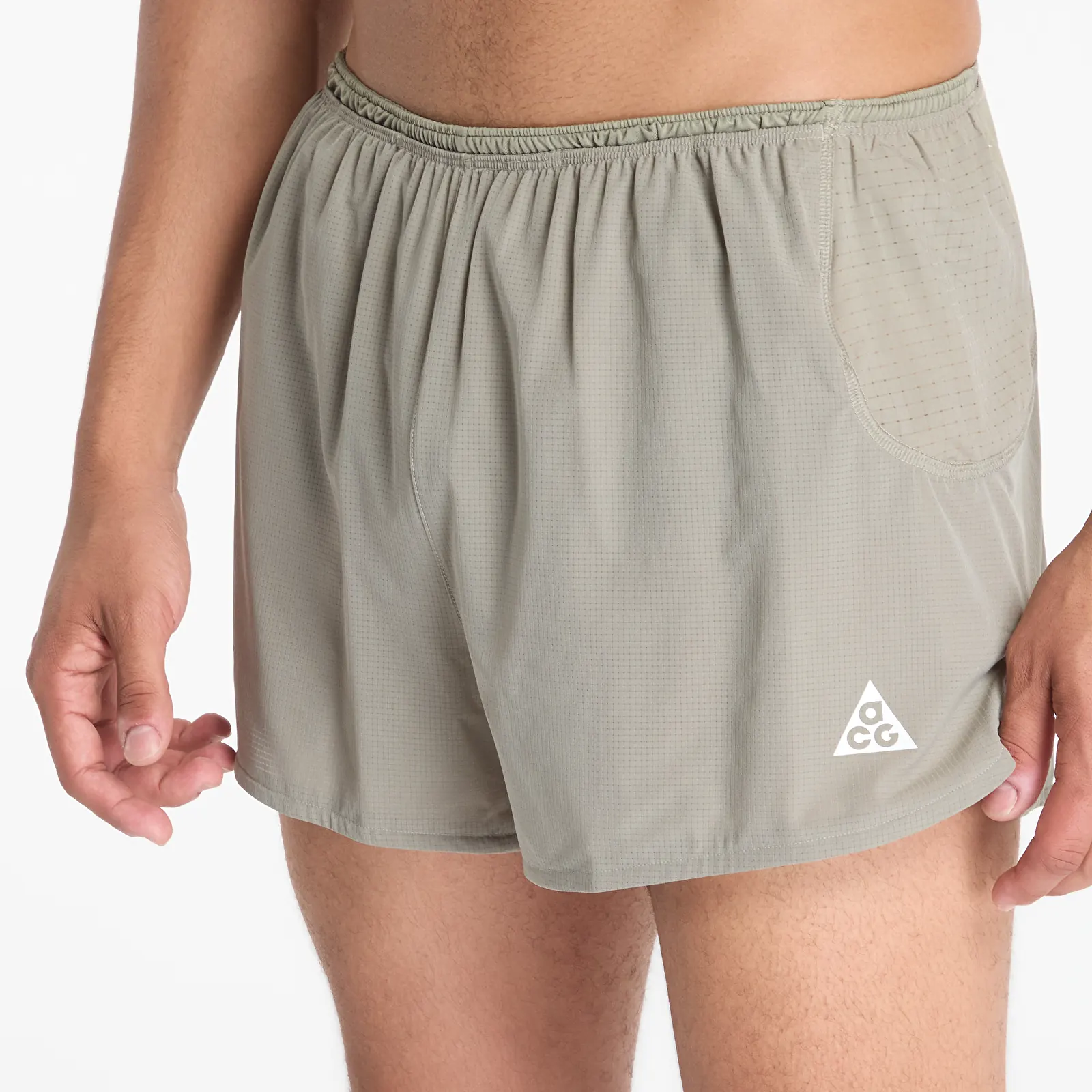 Pánske šortky Nike ACG "Trailwind" Men's Dri-FIT ADV Trail Running Shorts Light Army/ White