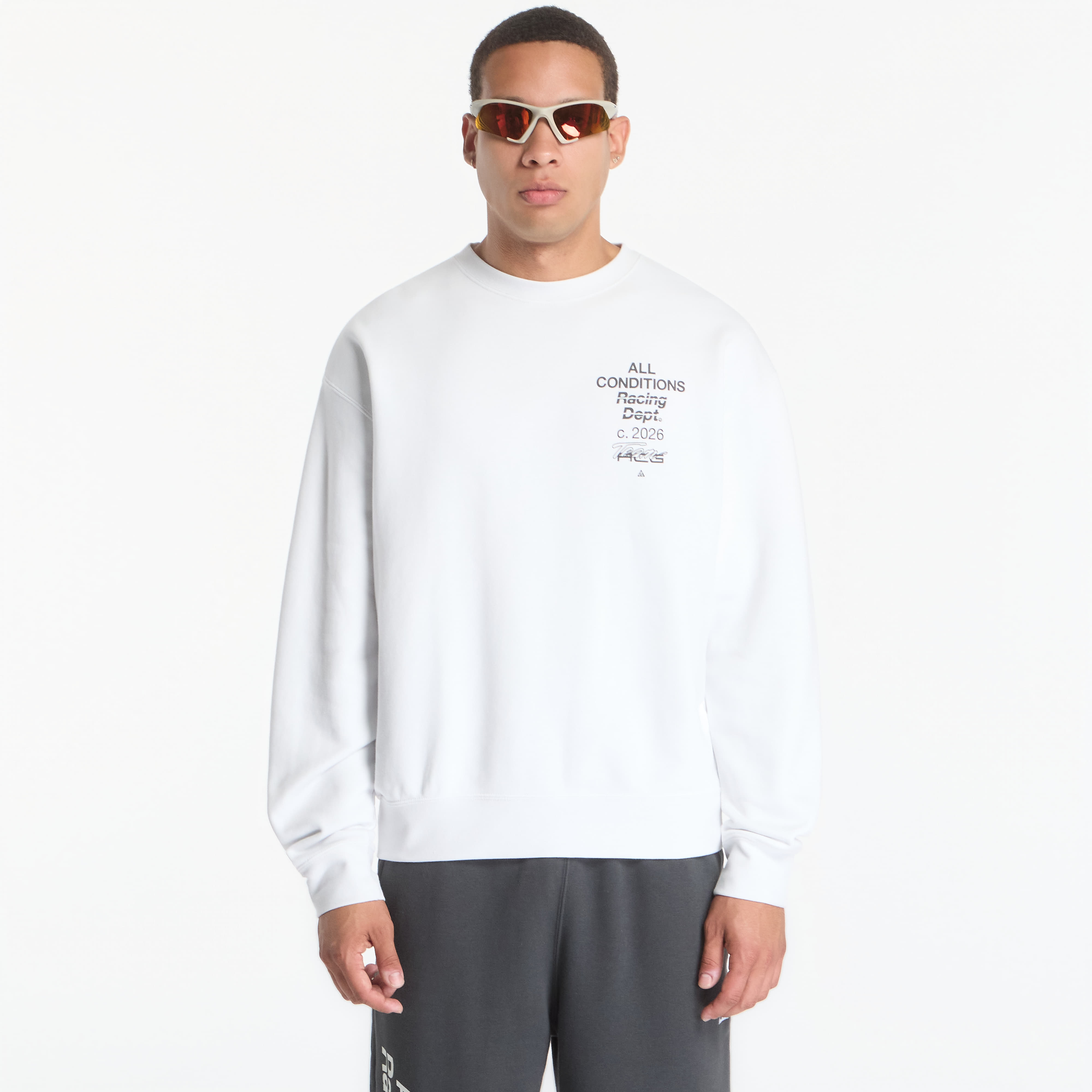 Суитшърт Nike ACG Tuff Fleece Dri-FIT Crew-Neck Sweatshirt Summit White/ Black XL
