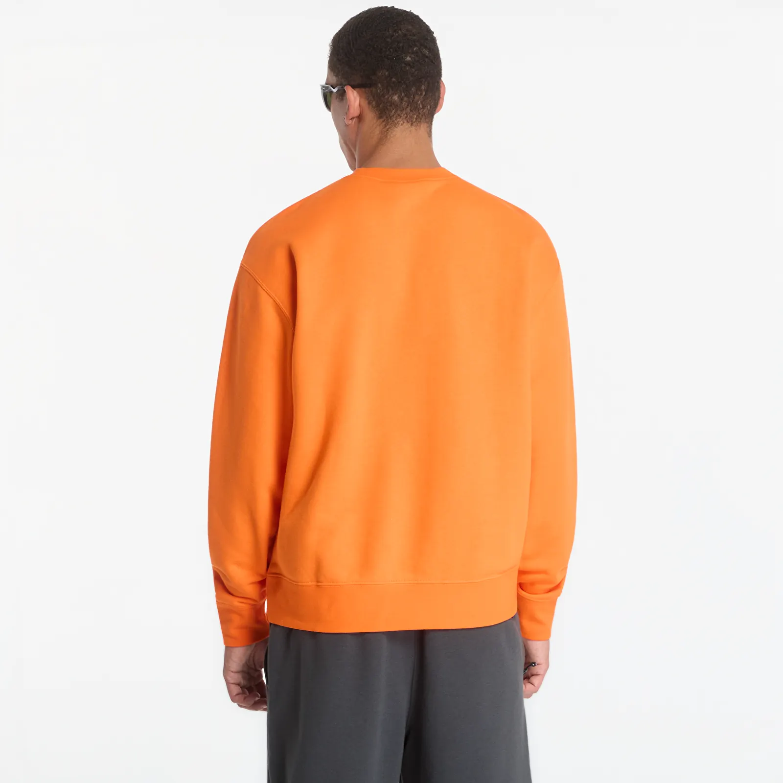 Vīriešu džemperi Nike ACG Tuff Fleece Dri-FIT Crew-Neck Sweatshirt Safety Orange/ White