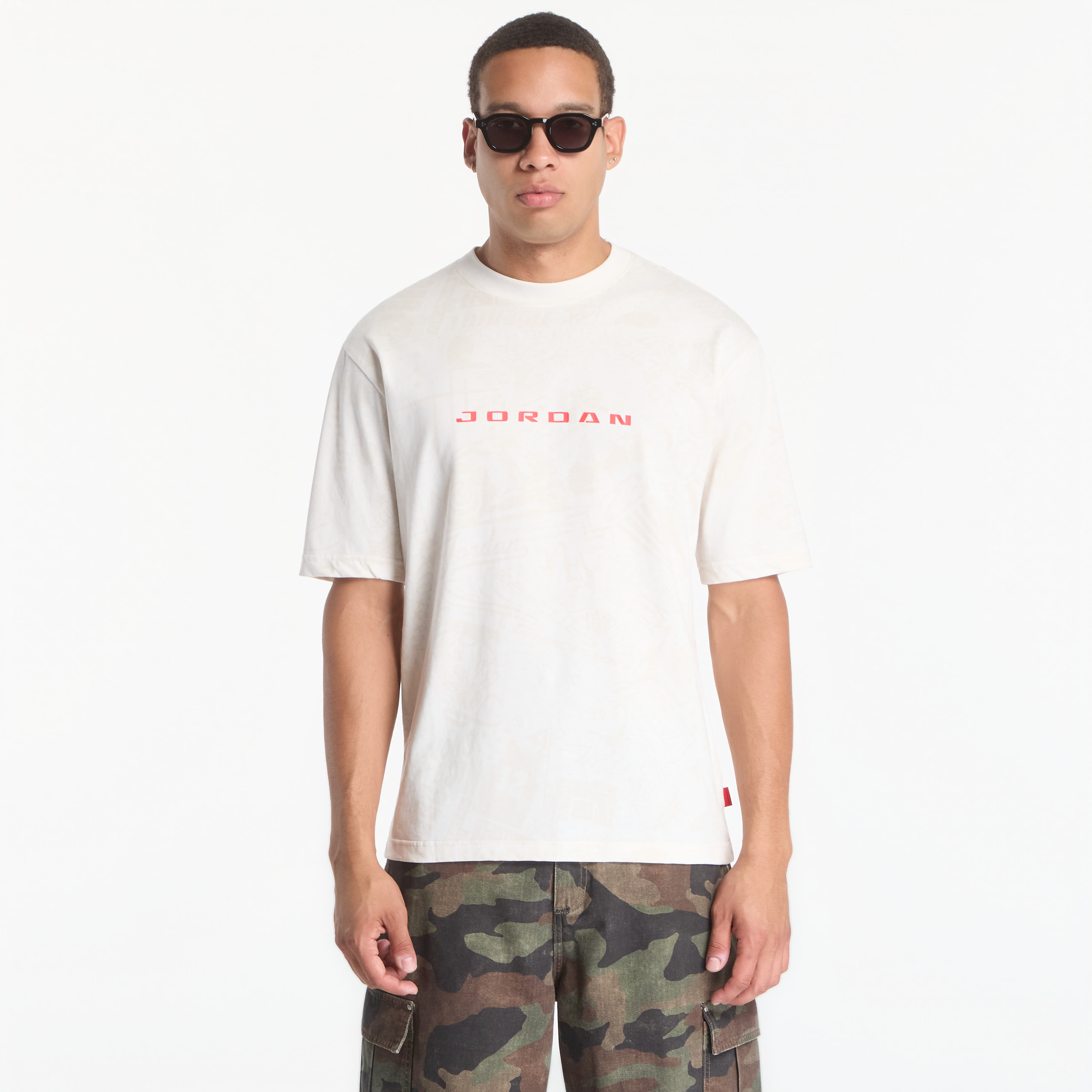 Тениска Jordan Brooklyn Men's T-Shirt Phantom/ University Red S