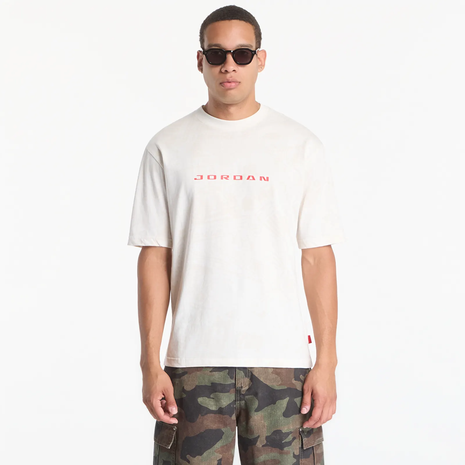 Men's T-shirts Jordan Brooklyn Men's T-Shirt Phantom/ University Red