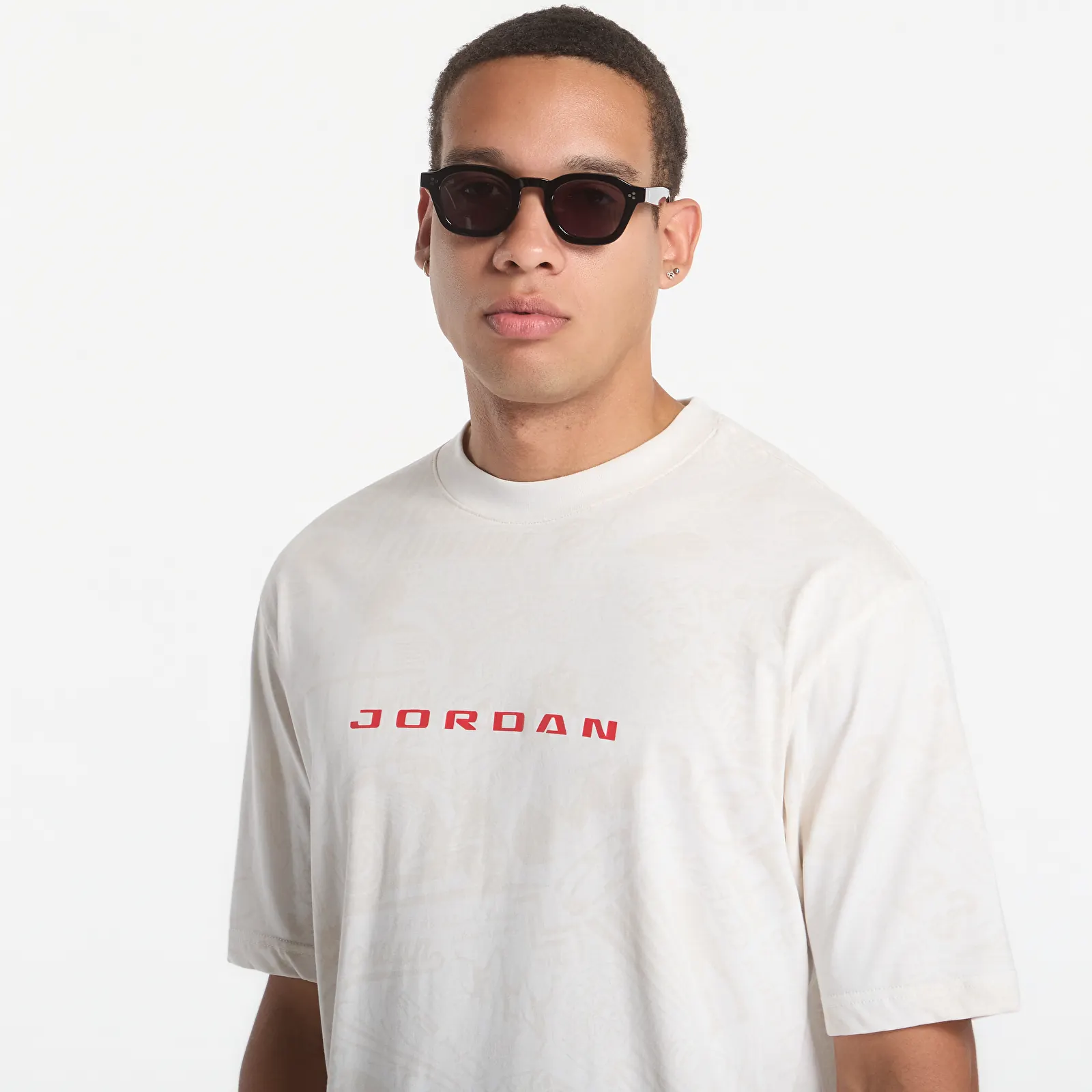 Men's T-shirts Jordan Brooklyn Men's T-Shirt Phantom/ University Red