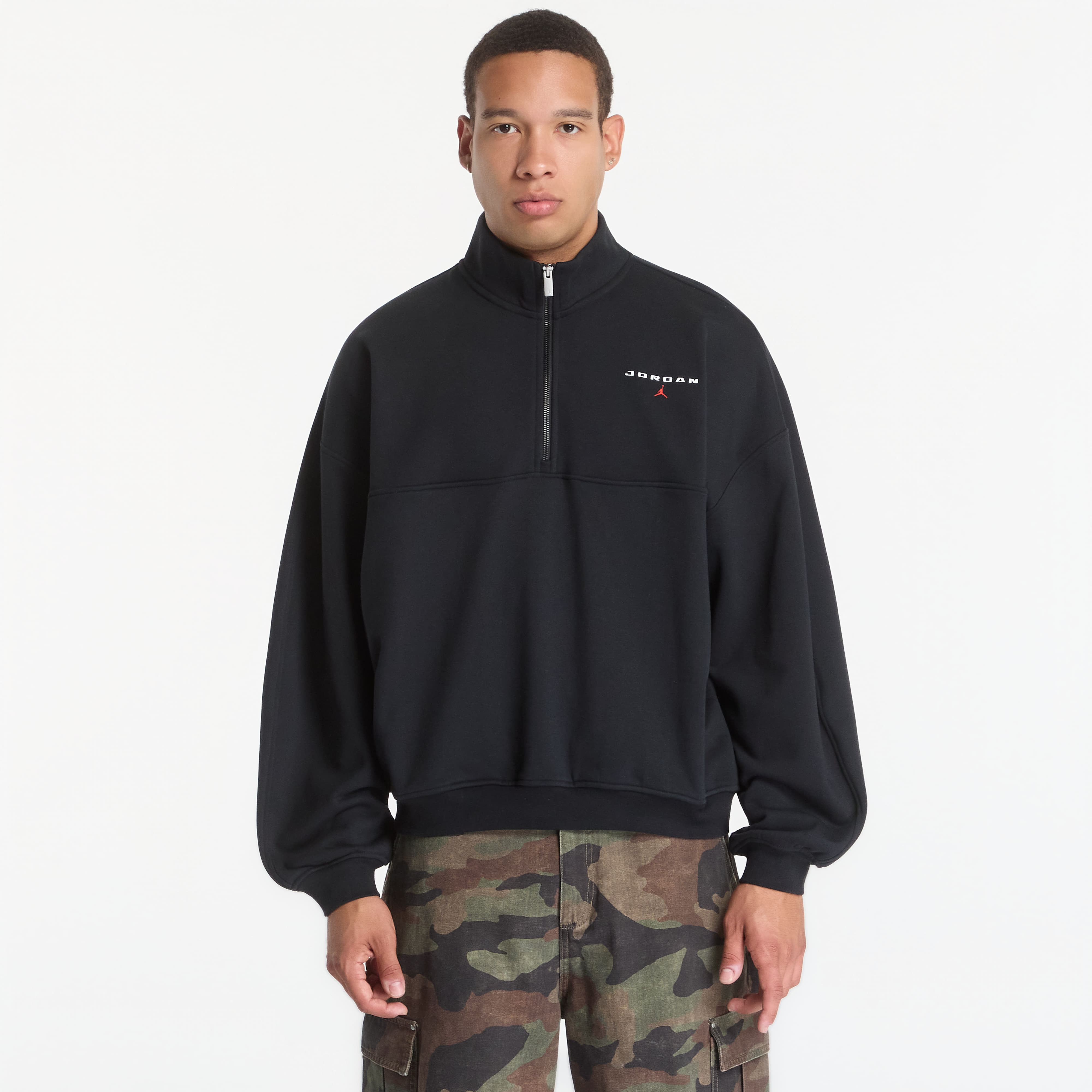 Суитшърт Jordan Flight Fleece Men's 1/4-Zip Top Black L