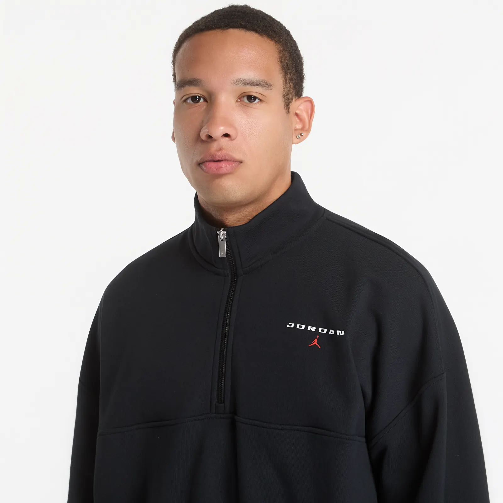 Sweats à capuche homme Jordan Flight Fleece Men's 1/4-Zip Top Black