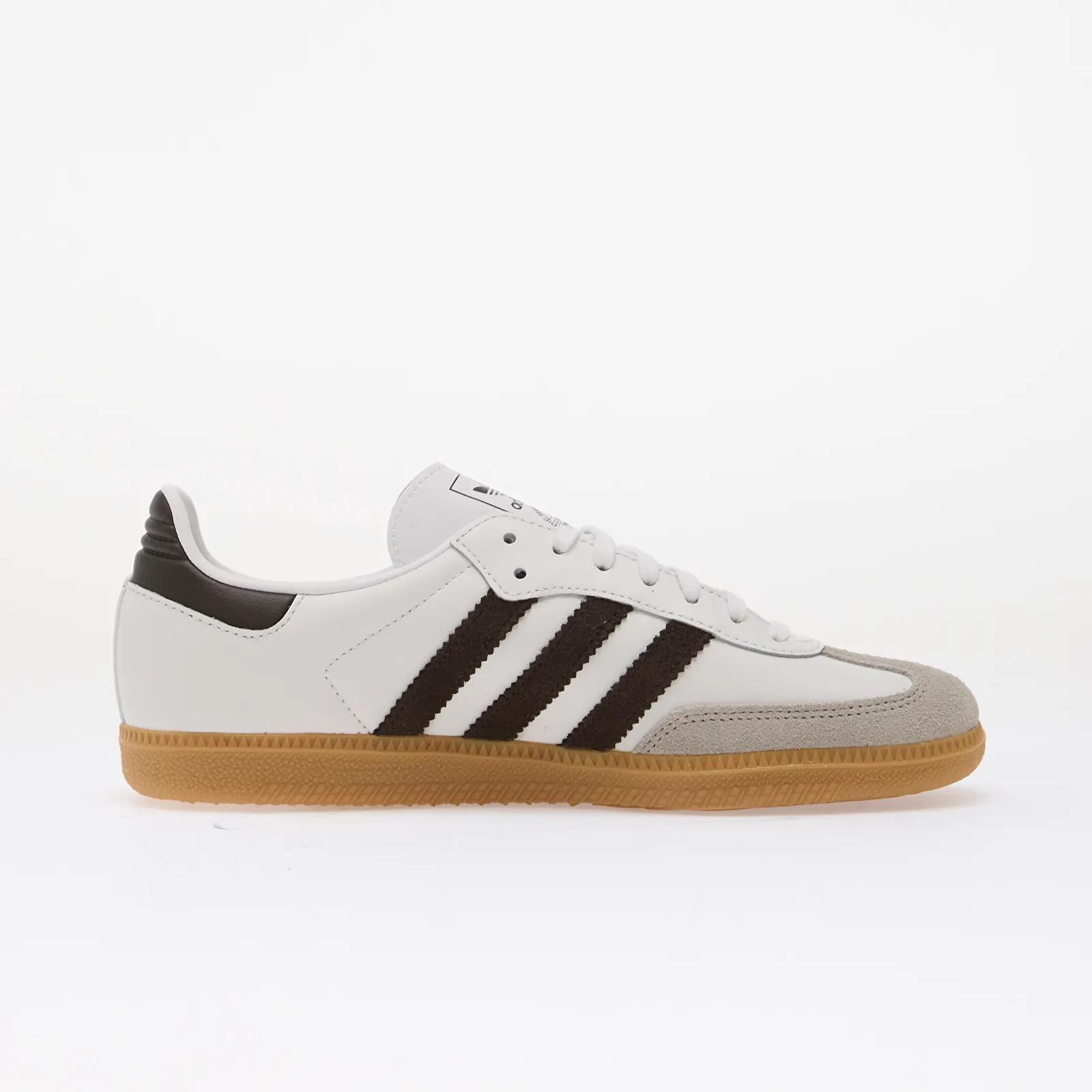 Kids' sneakers and shoes adidas Samba OG Kids Ftwr White/ Aurora Coffee/ Gum 3