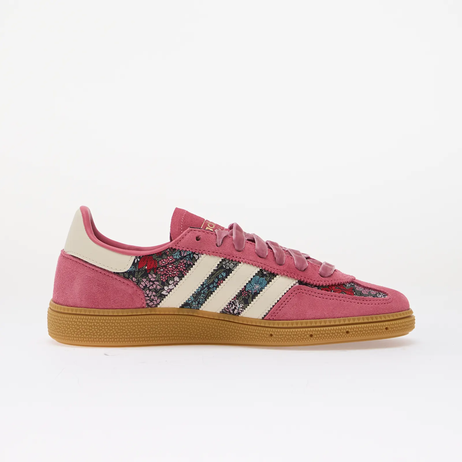 Men's sneakers and shoes adidas x Liberty London Handball Spezial Equipment Red/ Cream White/ Gum 3