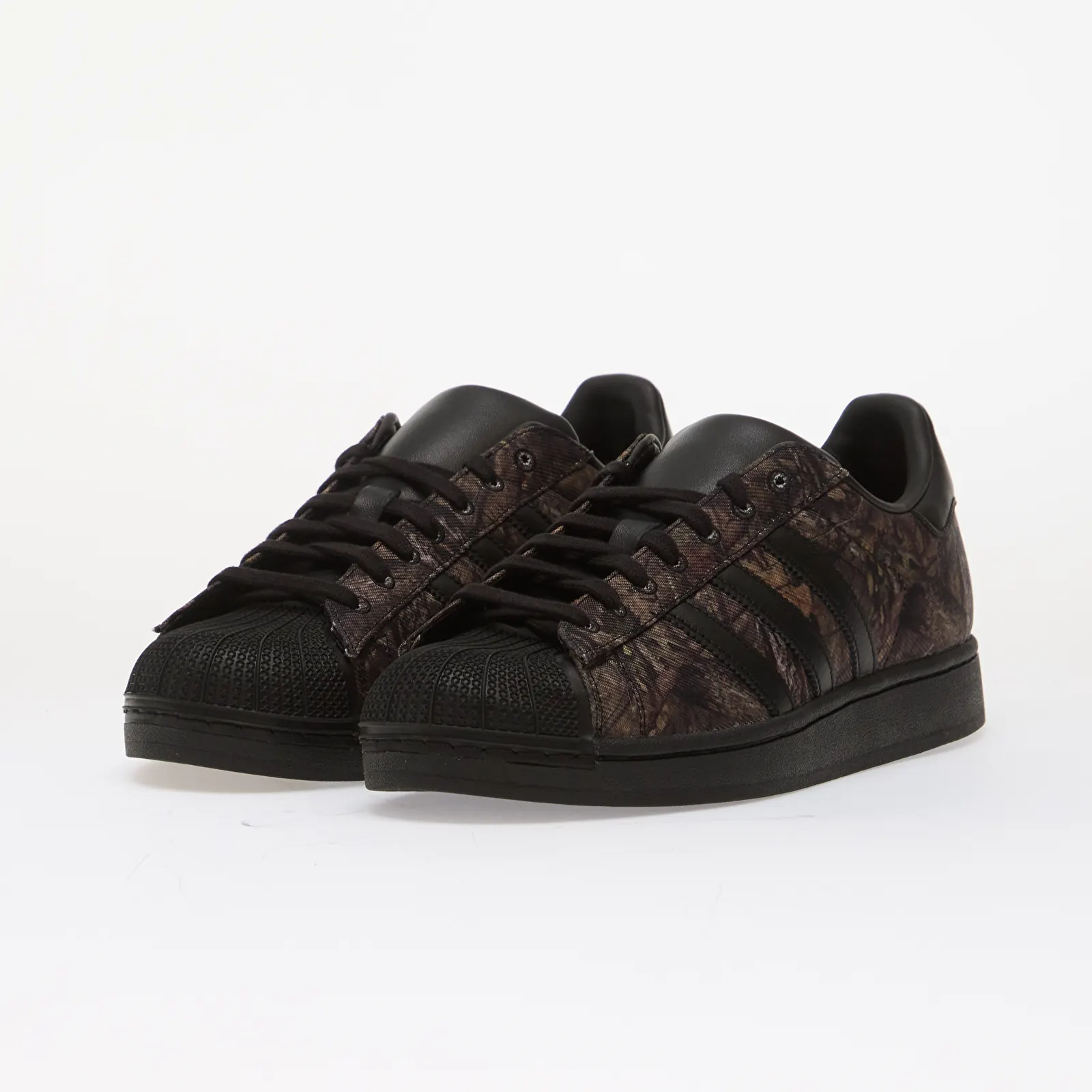 Men's sneakers and shoes adidas Superstar II Mossy Oak Core Black/ Khaki Six/ Gum5
