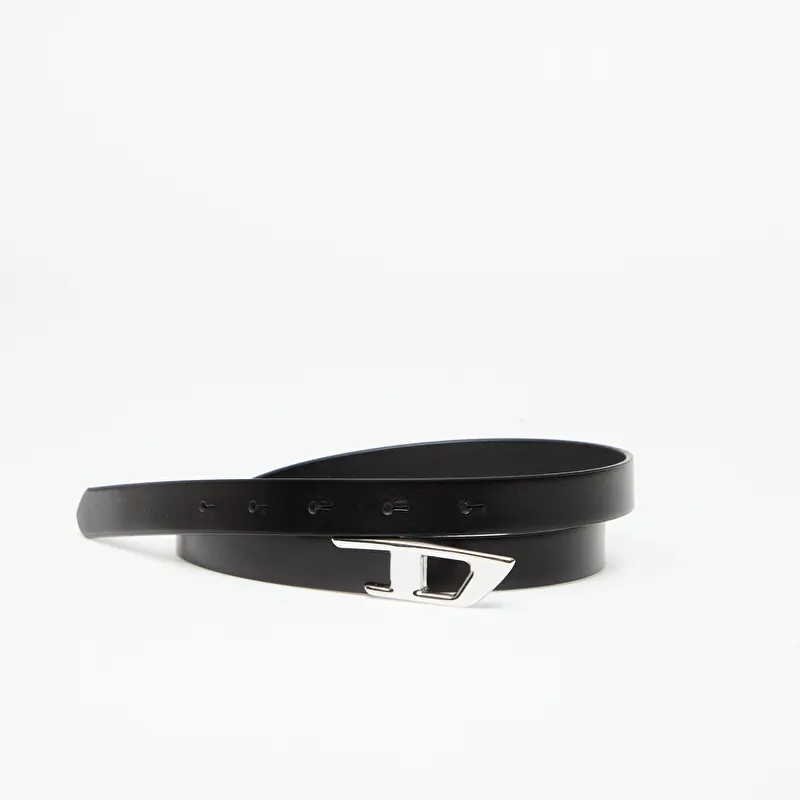 Cinturón Diesel Logo B-D 2.0 20 Belt Black/ Nickel