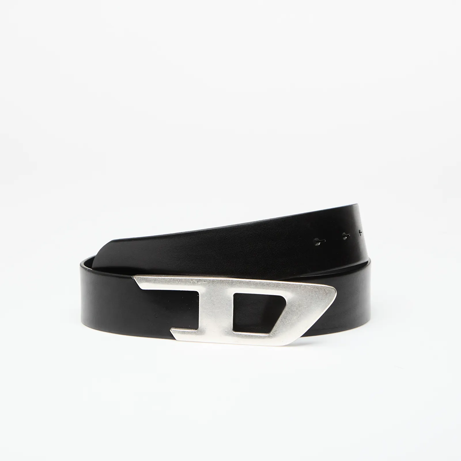 Pánske opasky Diesel Logo B-D 2.0 40 Belt Black
