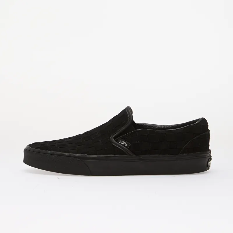 Vans Classic Slip-On Woven Suede Black/ Black