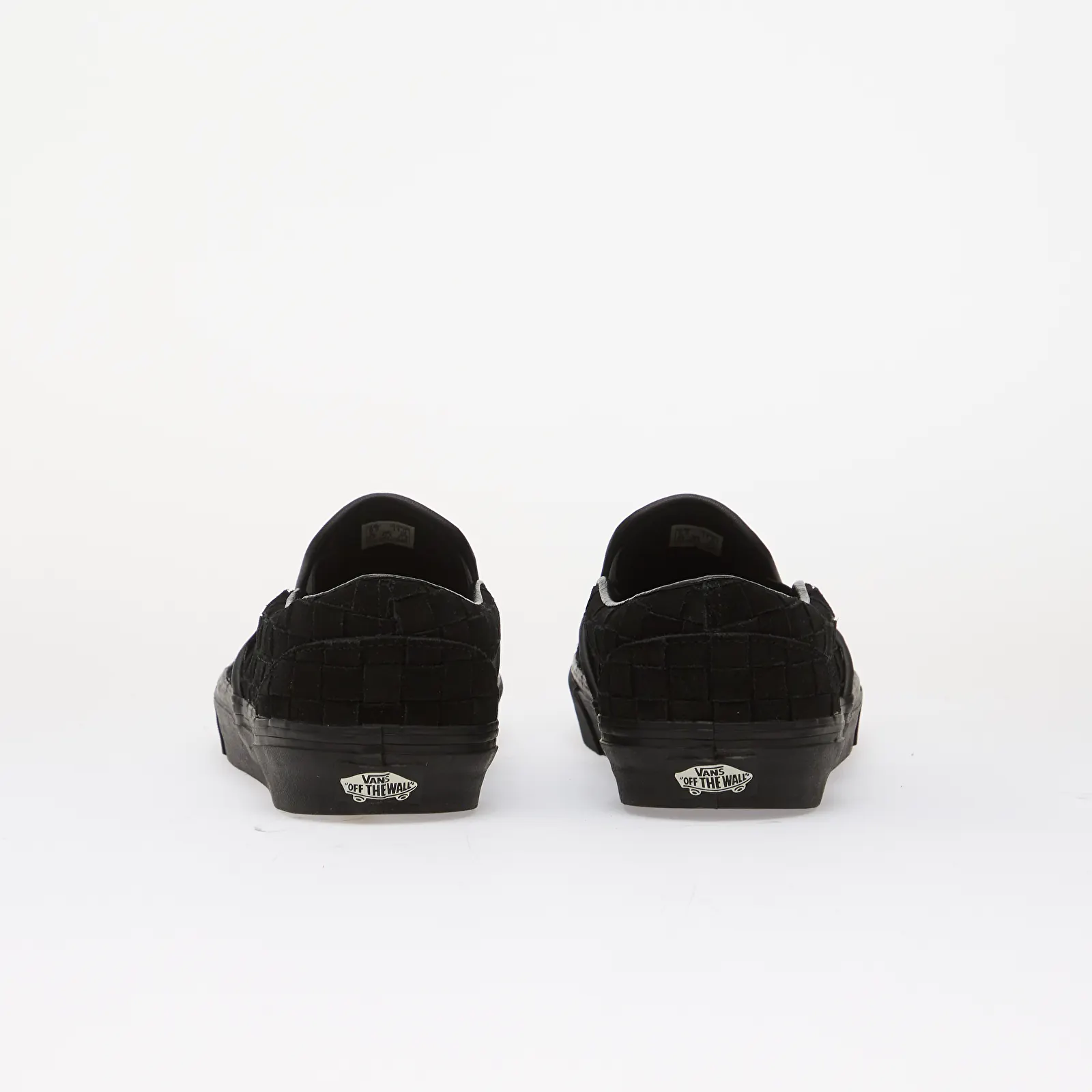 Men's sneakers and shoes Vans Classic Slip-On Woven Suede Black/ Black