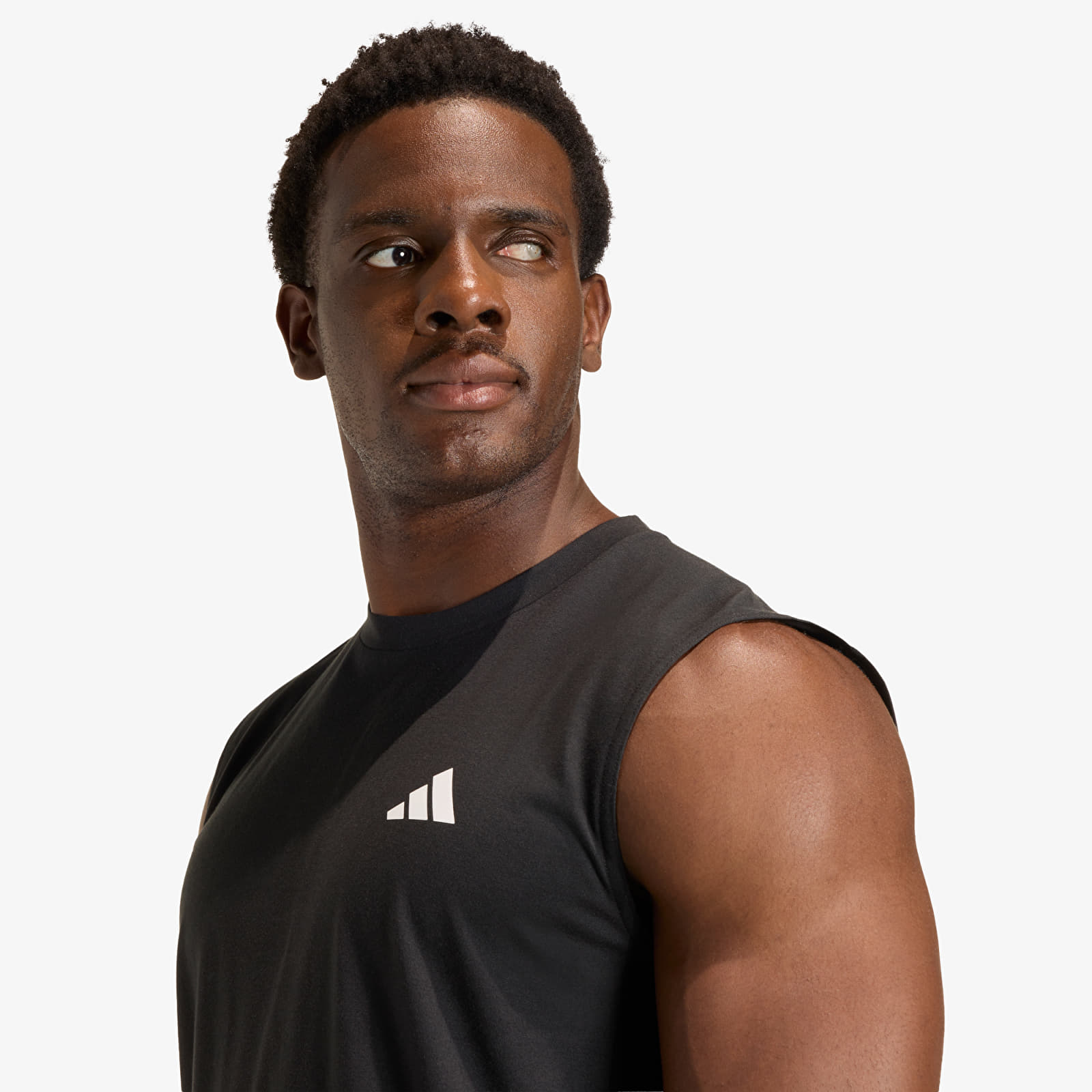 Men's tank tops adidas Workout Essentials Feelready Sleeveless T-shirt Black