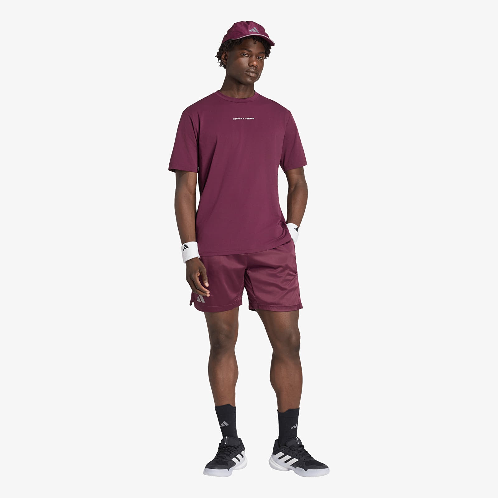 Shorts für Männer adidas Tennis CLIMACOOL Ergo Shorts PRO Maroon