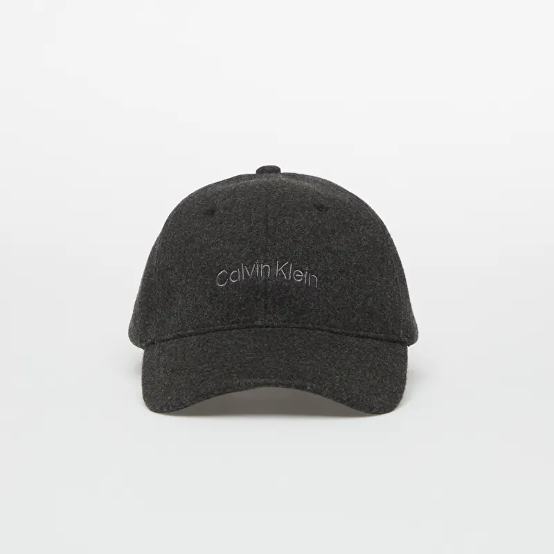Шапка Calvin Klein Embroidered Titlecase Logo Felt Black Heather