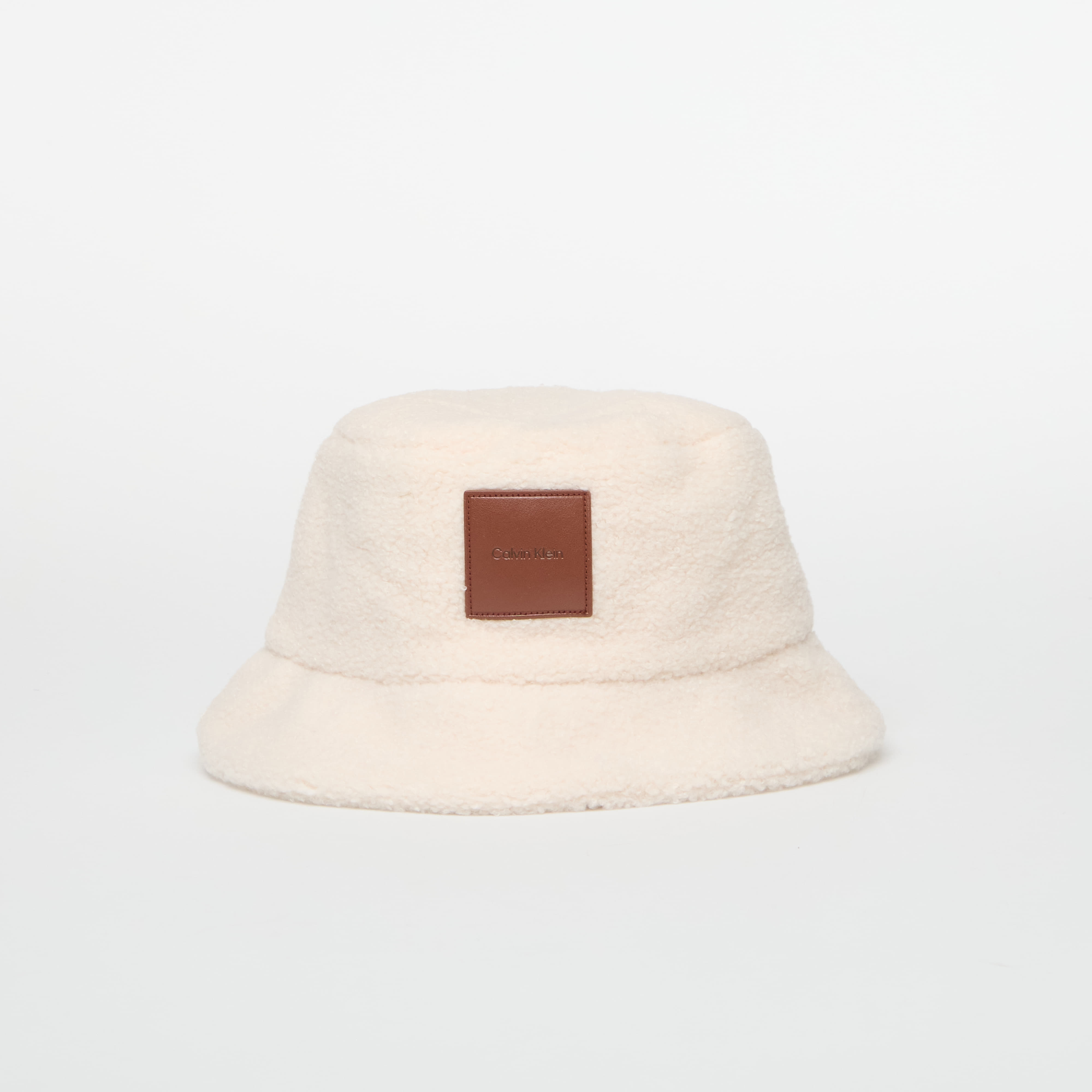 Шапка Calvin Klein All-Over Sherpa W/ Patch Bucket BIRCH OS
