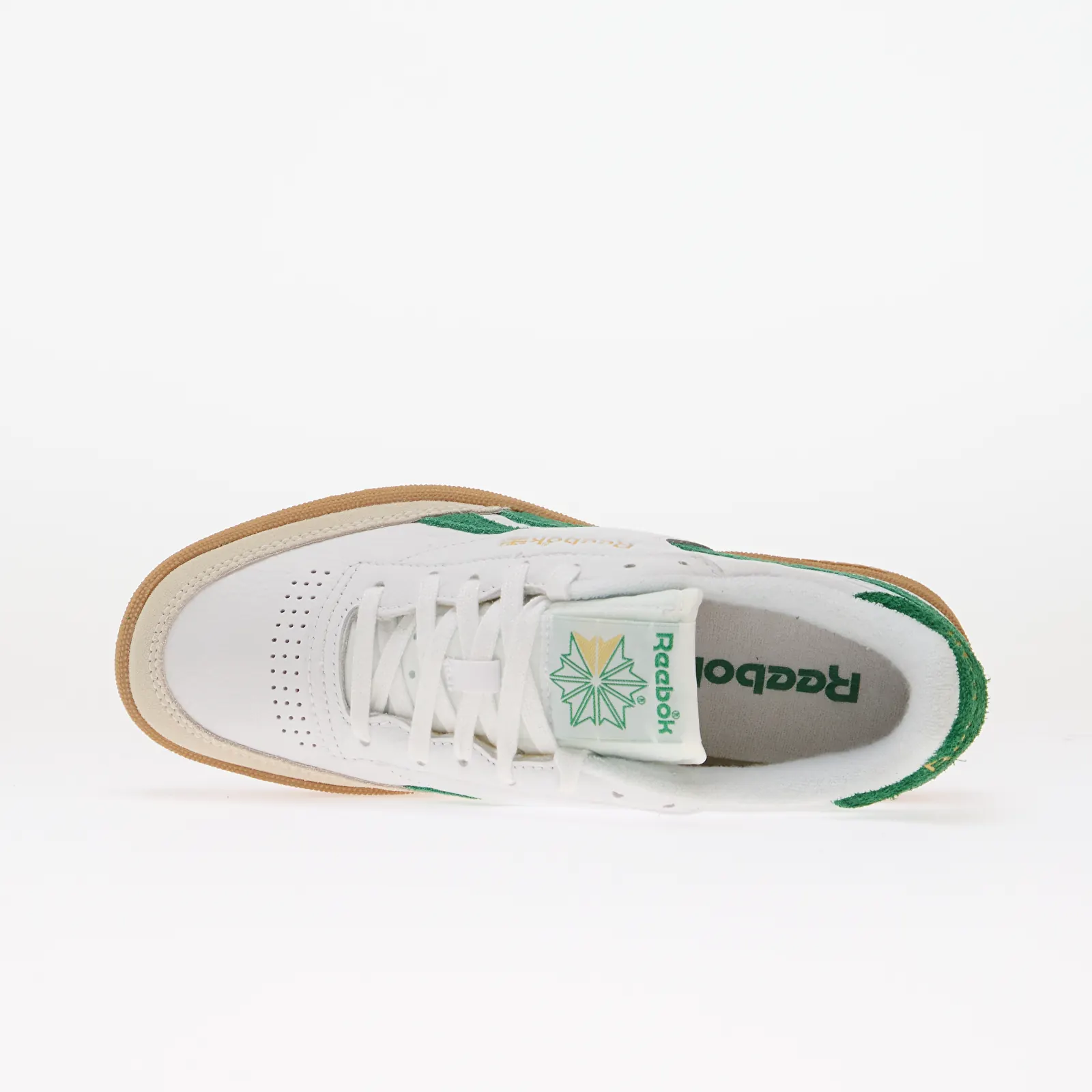 Joggesko for menn Reebok Club C Revenge Vintage White/ Teamgreen/ Gum