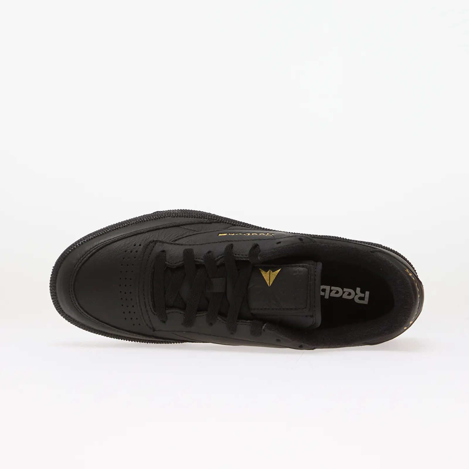 Мужские кроссовки Reebok Club C 85 Black/ Almostblack/ Gold