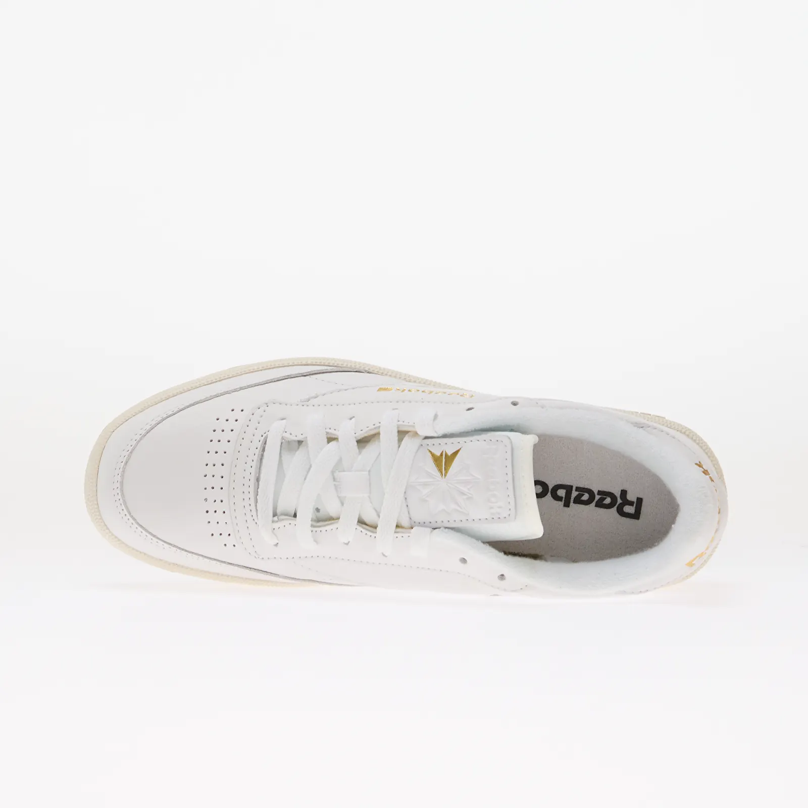 Ténis e sapatos para homem Reebok Club C 85 Ftwrwhite/ Chalk/ Gold