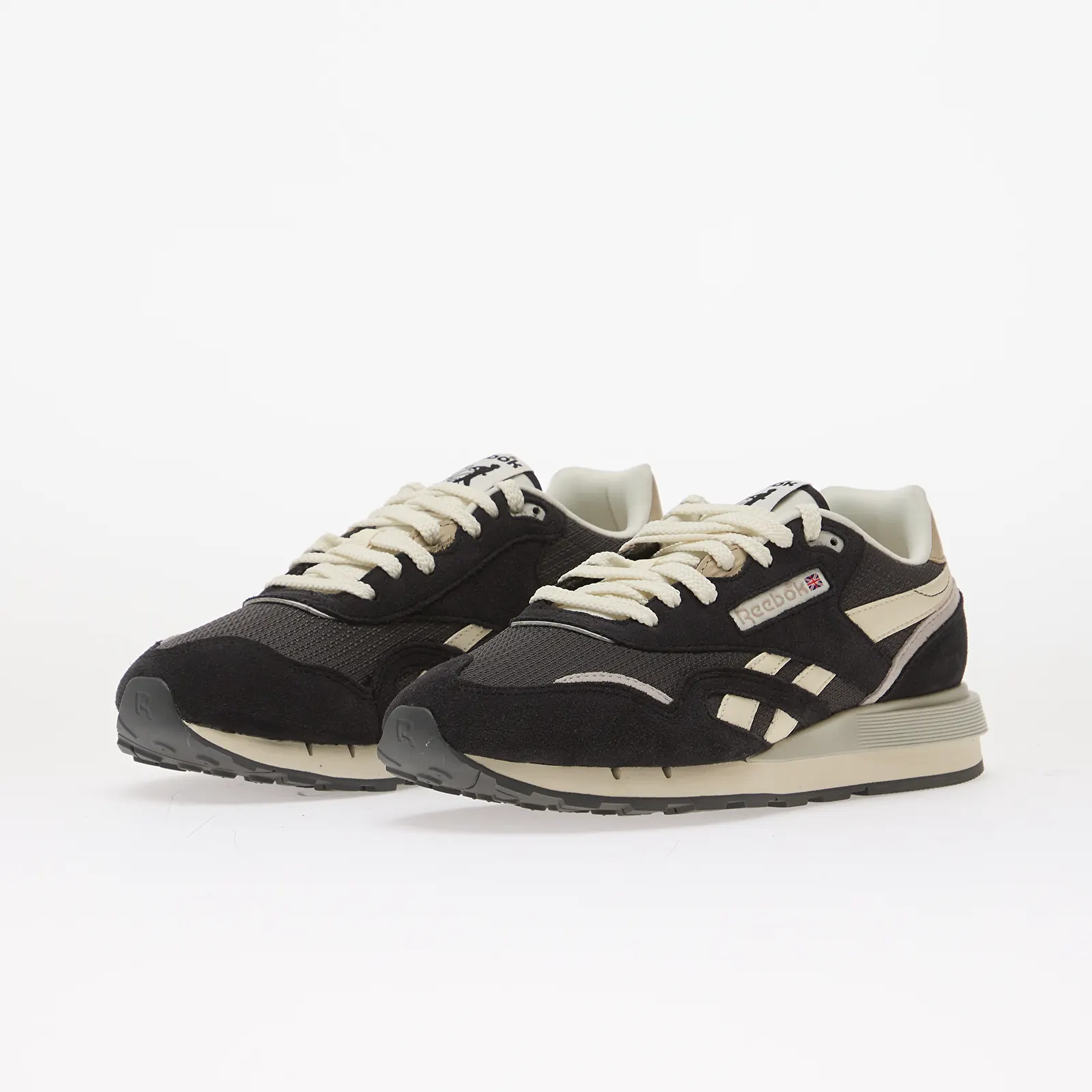 Vīriešu čības Reebok Classic Nylon 89 Black/ Almostblack/ Vintagechalk