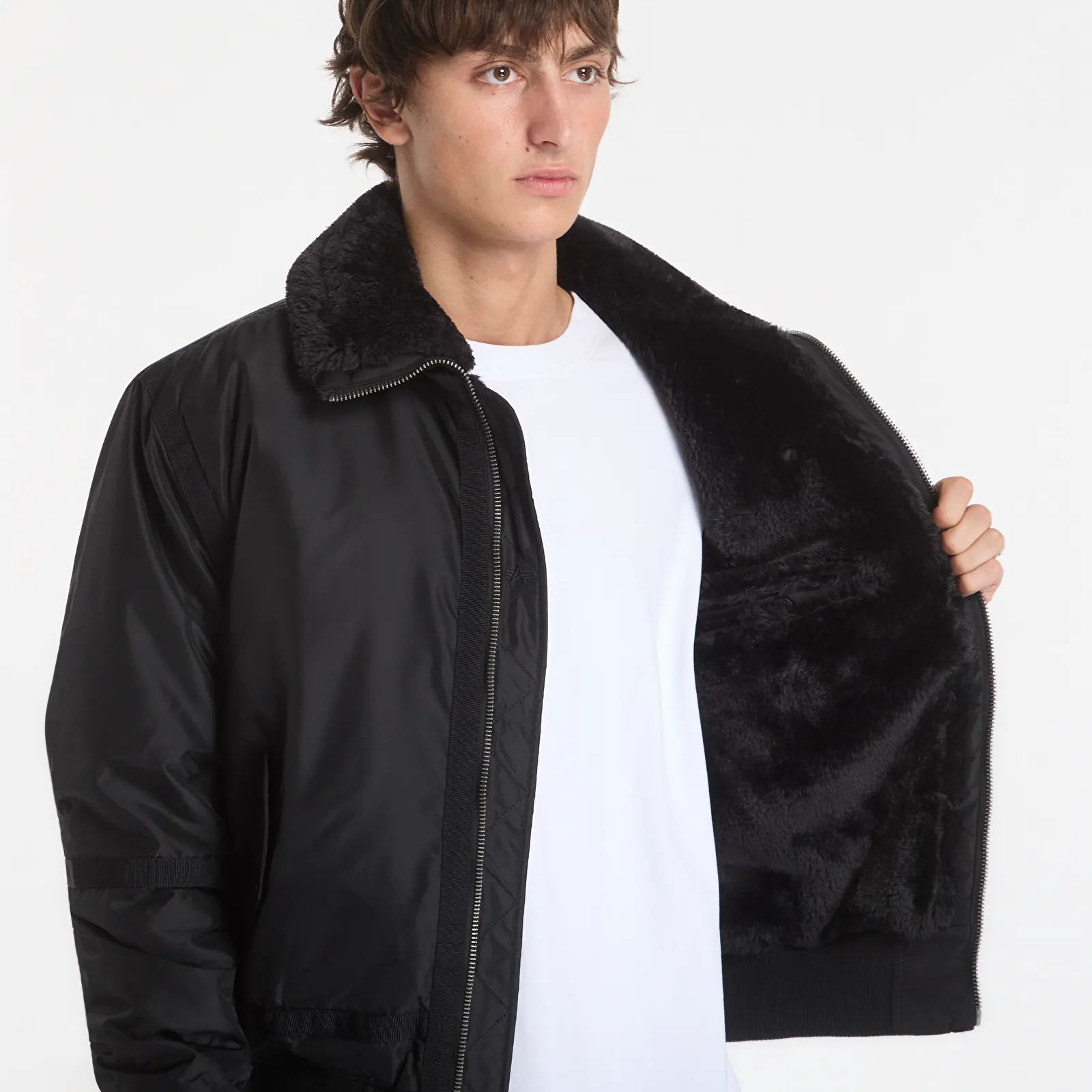 Vestes pour hommes Alpha Industries B-15 III TT Two Tone Black