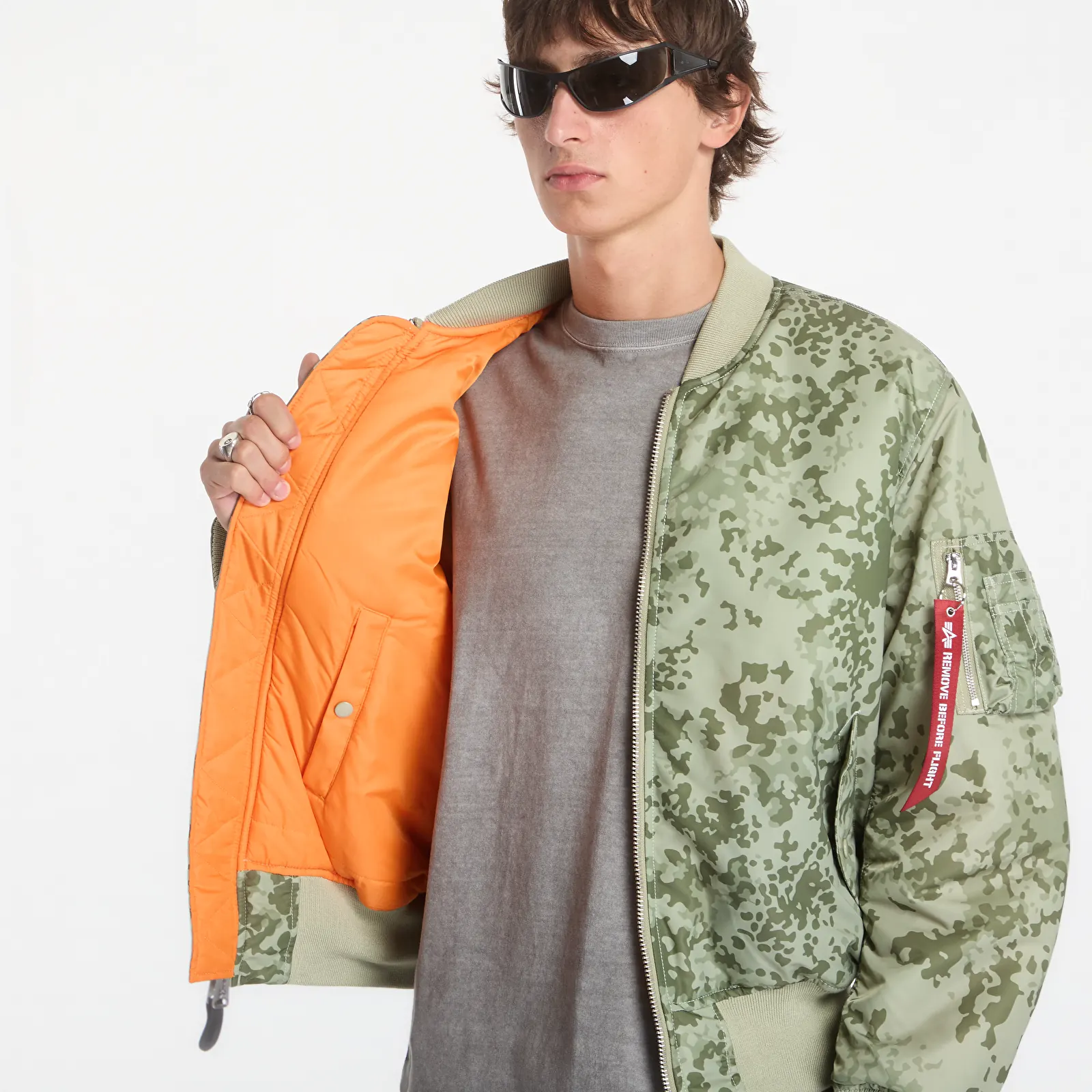 Men's bombers Alpha Industries MA-1 Camo Heritage M48 Forest Camo