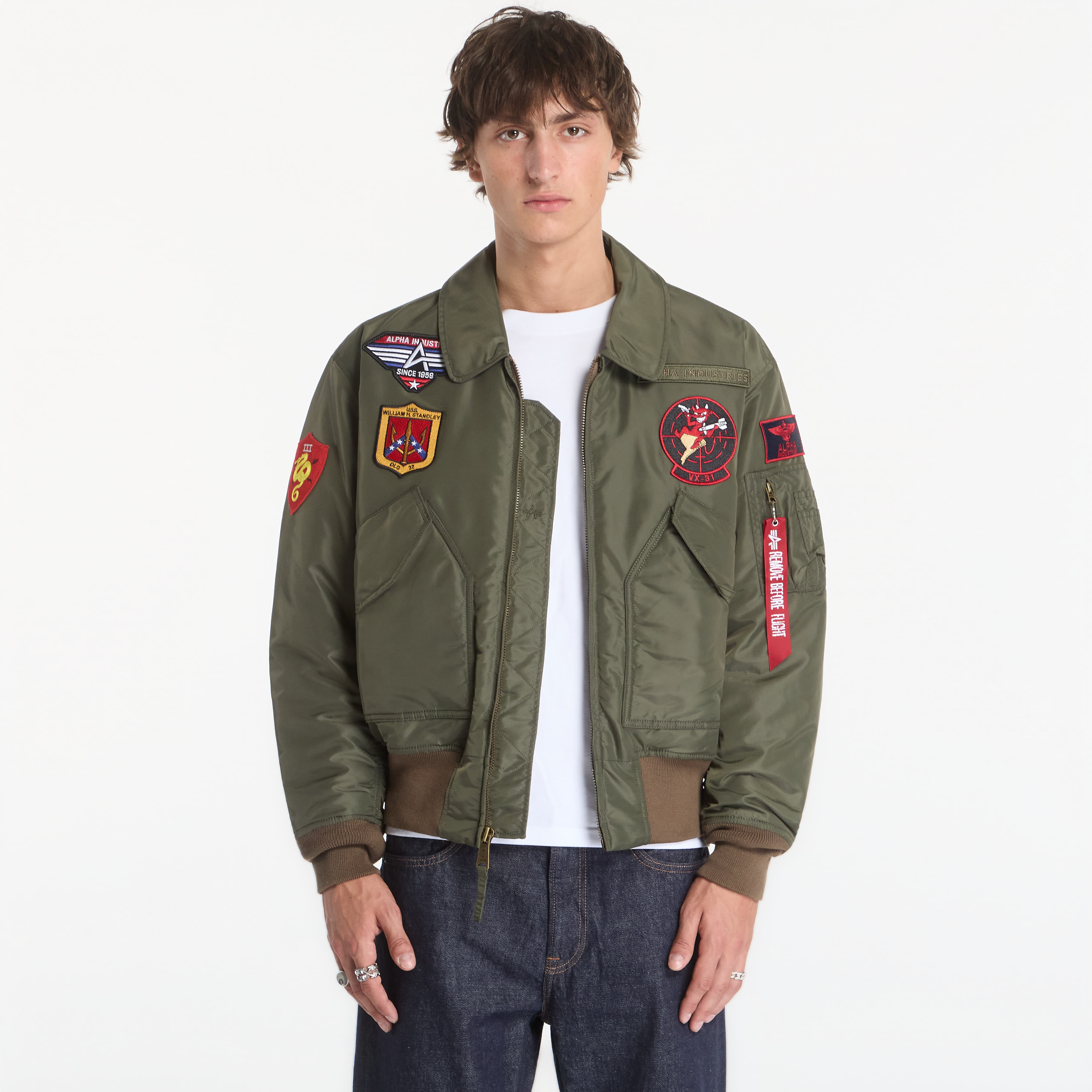 Bomber Alpha Industries CWU-45/P Devils Brigade Dark Olive XL