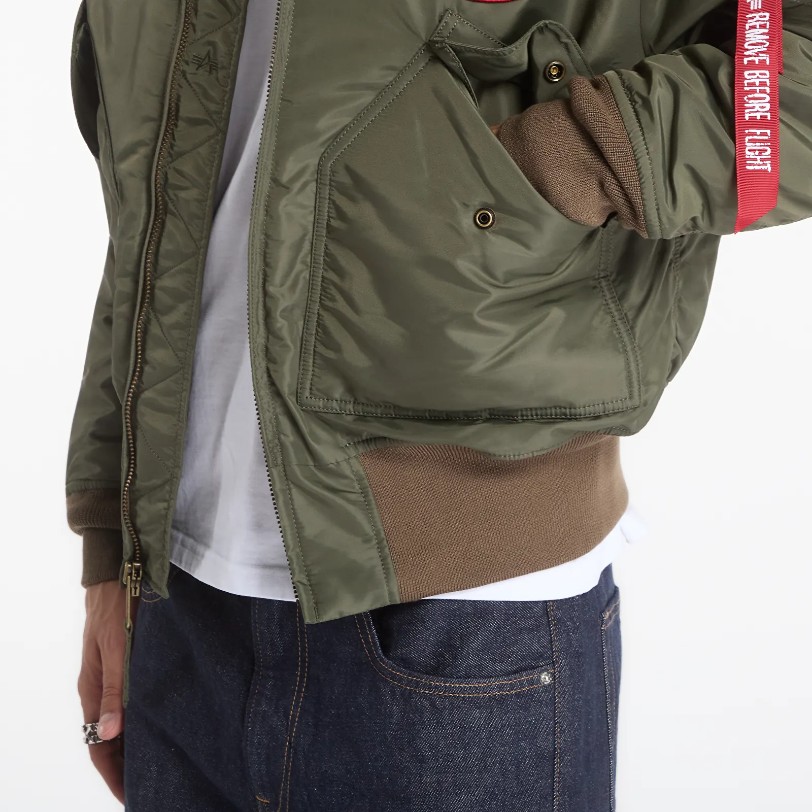 Muške bomber jakne Alpha Industries CWU-45/P Devils Brigade Dark Olive