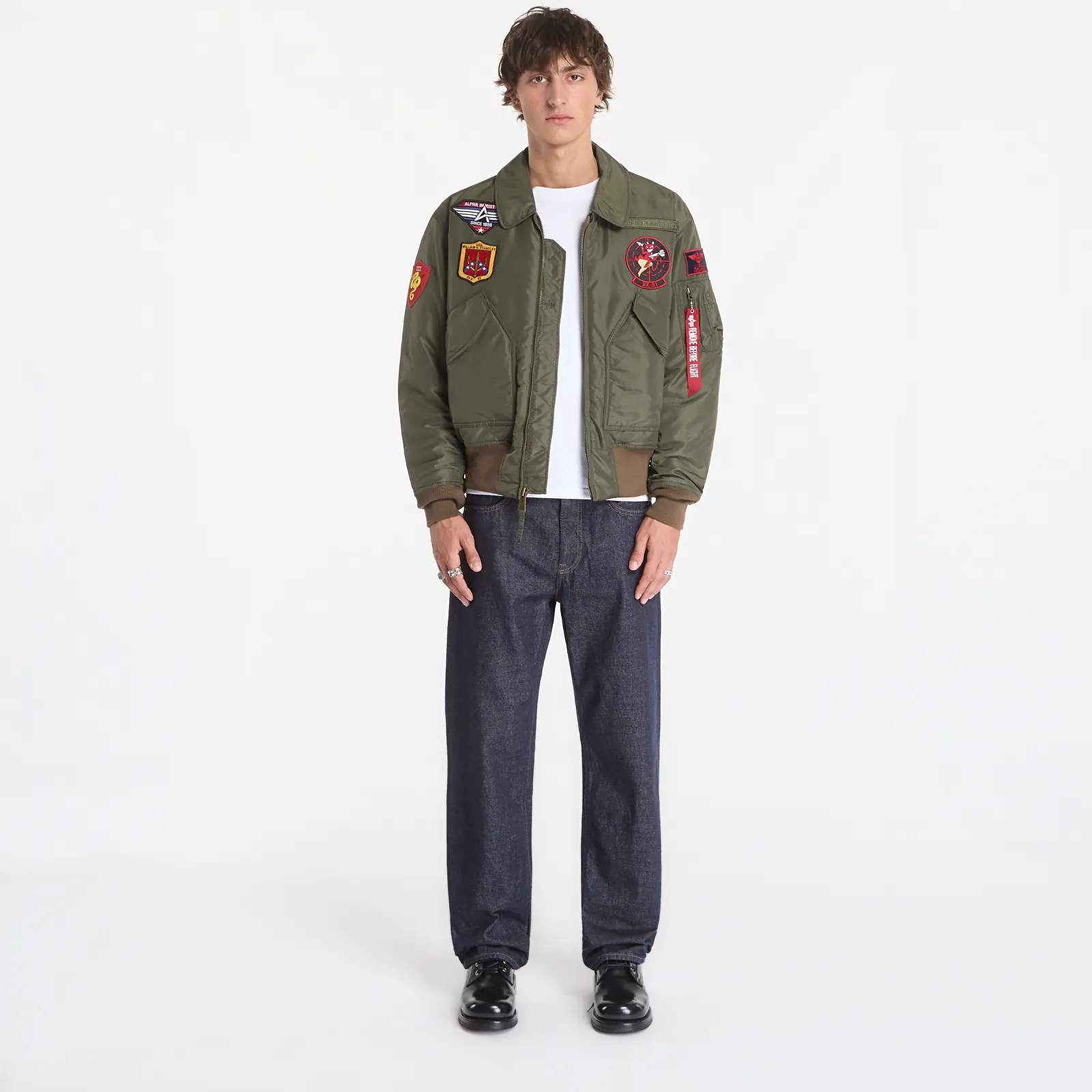 Muške bomber jakne Alpha Industries CWU-45/P Devils Brigade Dark Olive