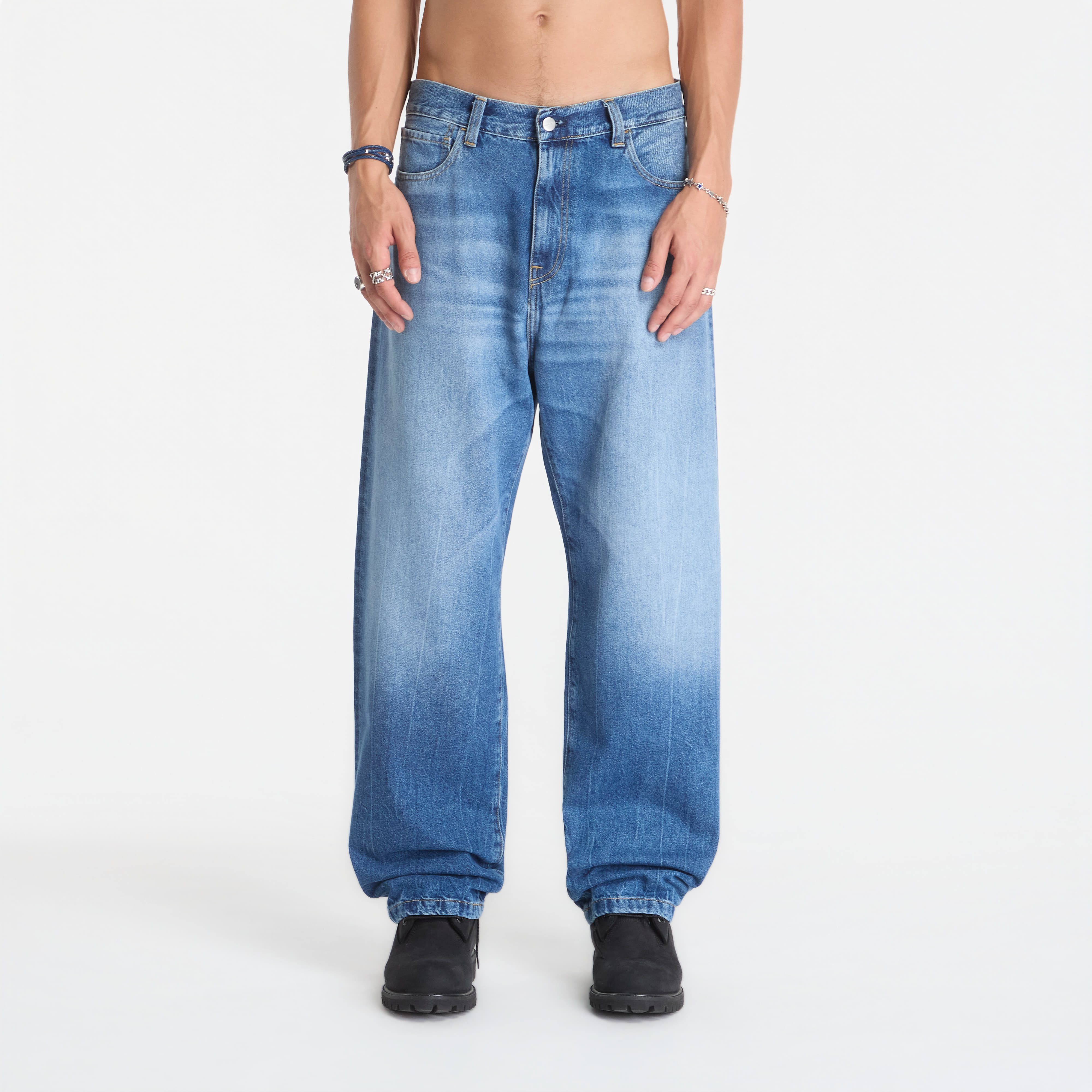 Дънки Carhartt WIP Landon Pant Blue Marble Used Wash 36