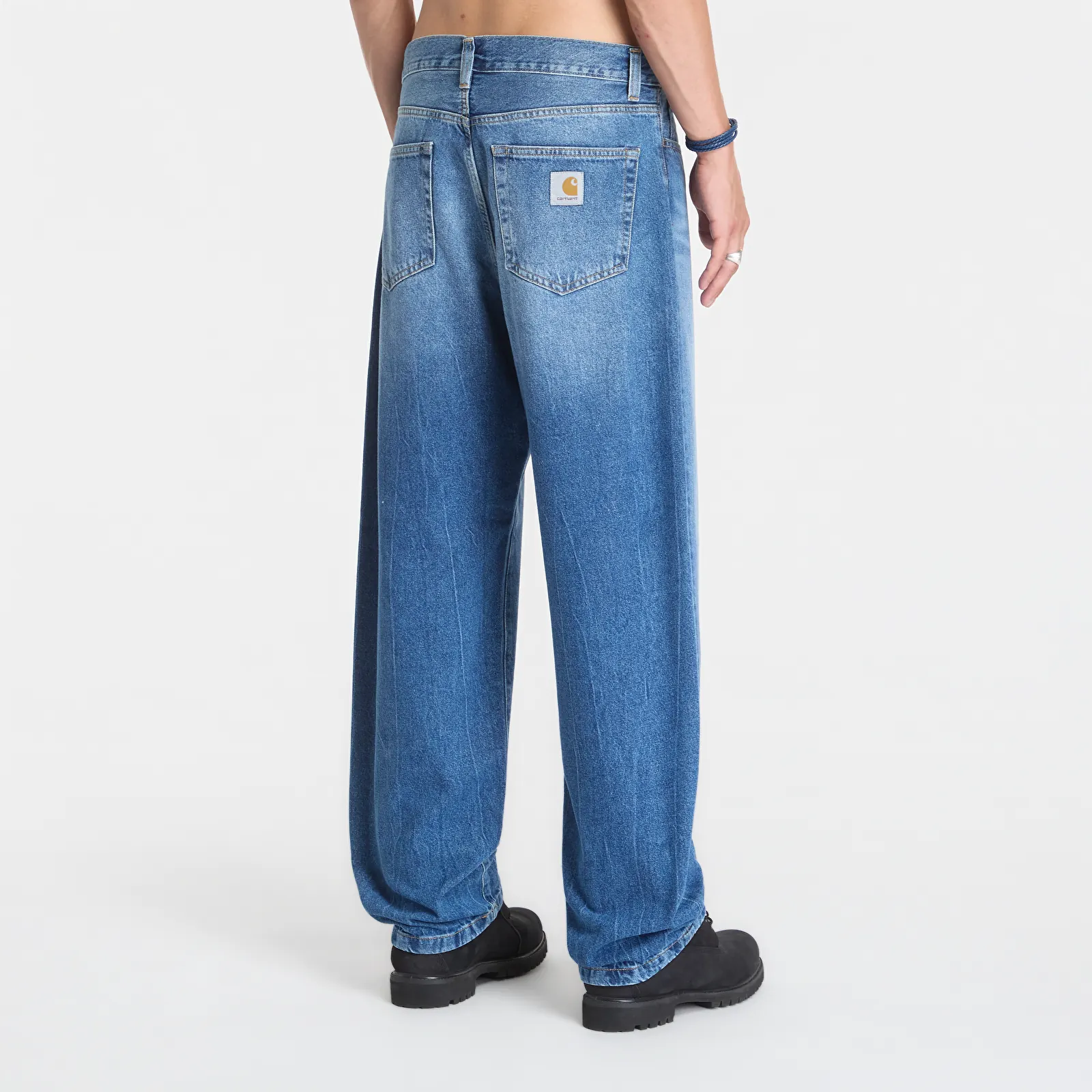 Vyriški džinsai Carhartt WIP Landon Pant Blue Marble Used Wash