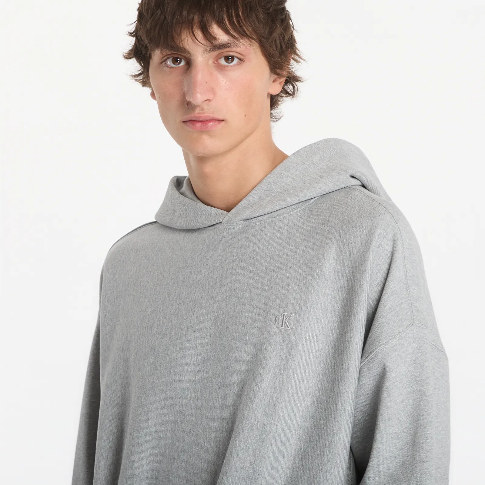 Мъжки суичъри Calvin Klein Jeans Ls Prmtrry 90s Bck M Heather