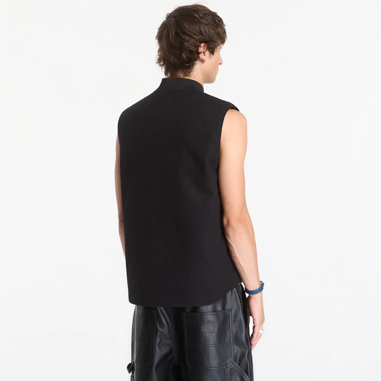 Moški jopiči Carhartt WIP Classic Vest UNISEX Black Rigid