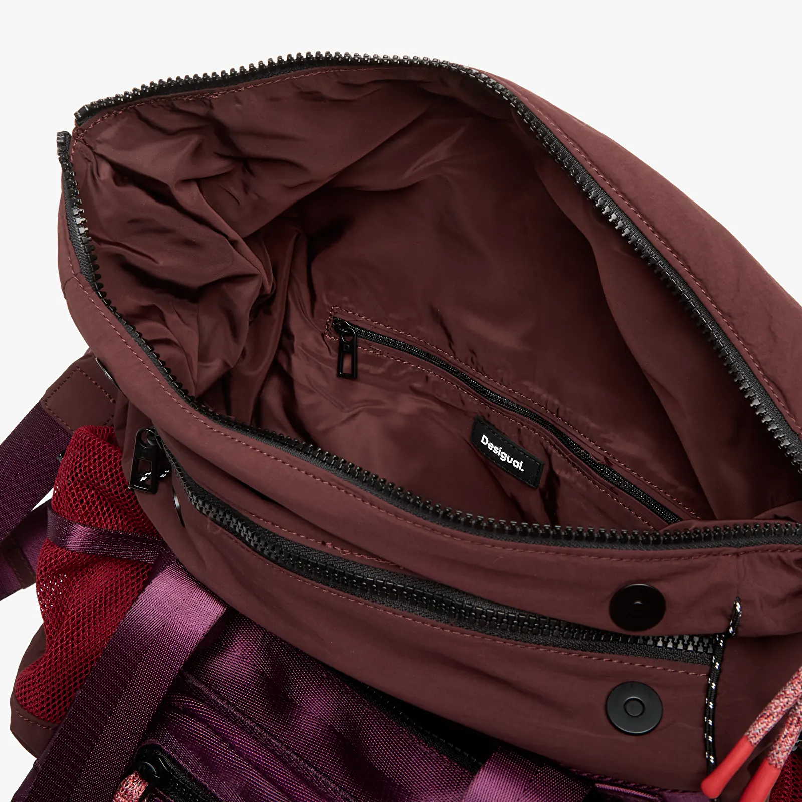Hátizsákok Desigual Tannith Voyager Backpack Red