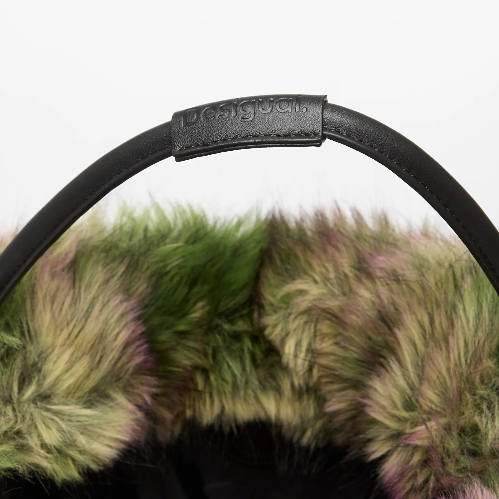 Genți crossbody Desigual Camo Fur Lacroix Bag Green