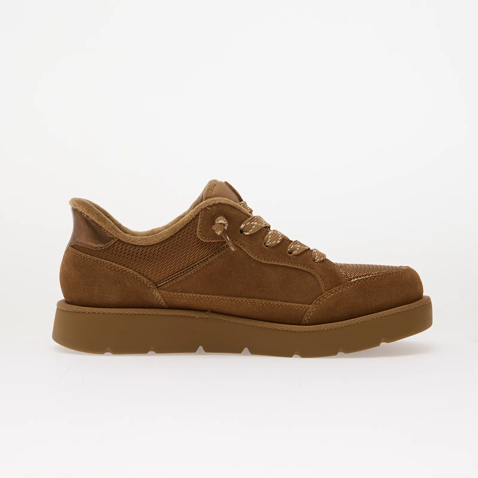 Dámske topánky a tenisky Skechers Keepsakes Cozy-Street Hiker E Chestnut
