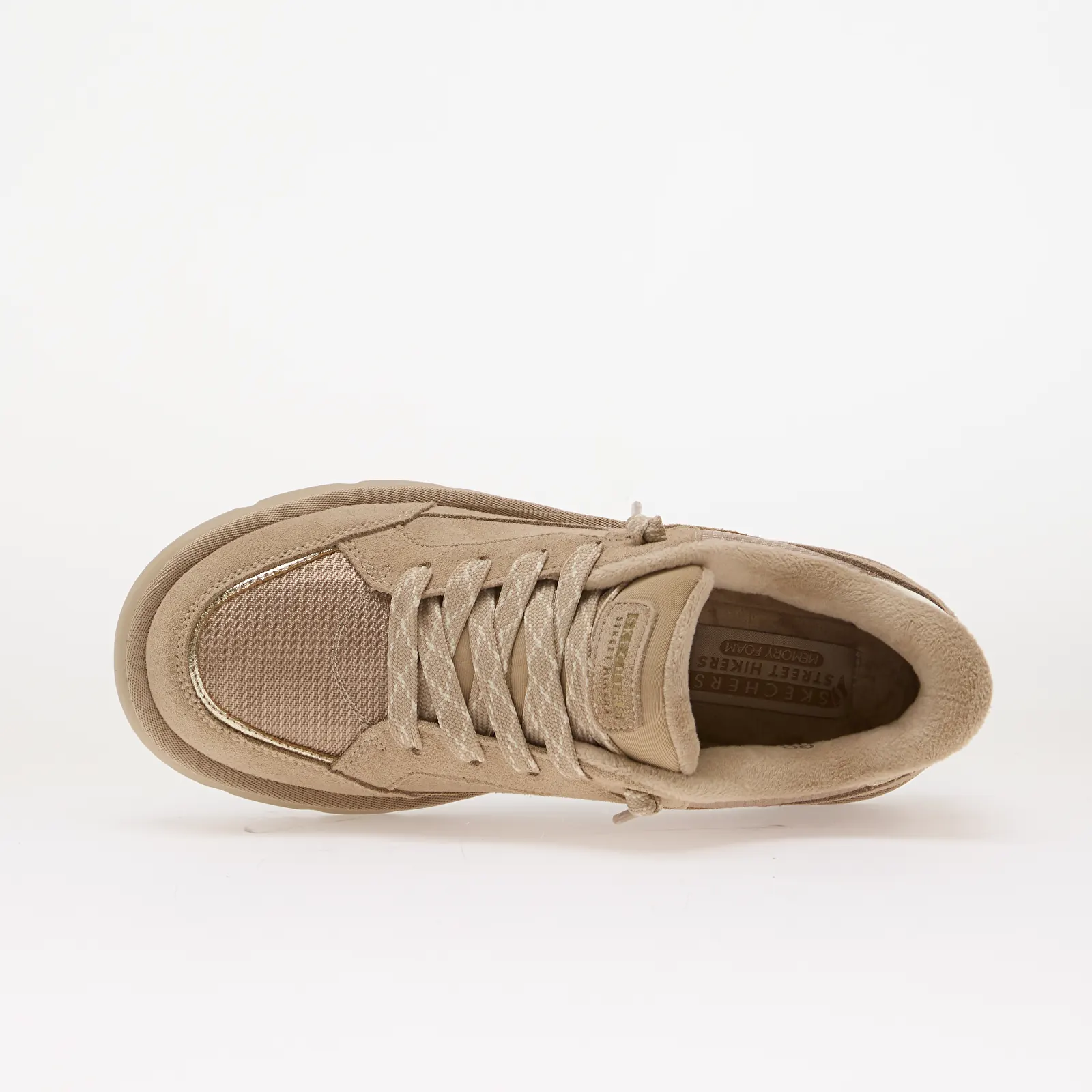Dámske topánky a tenisky Skechers Keepsakes Cozy-Street Hiker E Sand