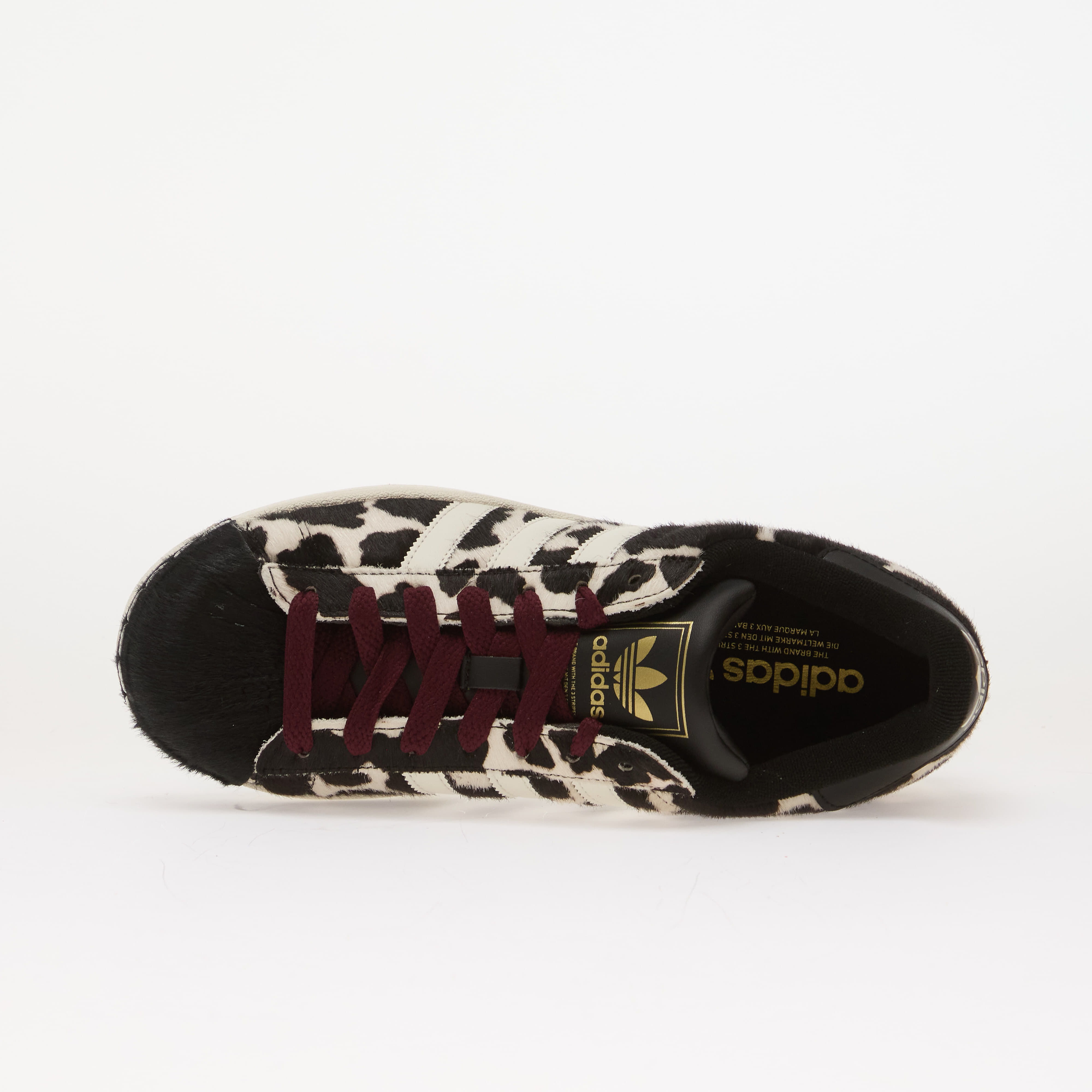 adidas Originals adidas Superstar II Core Black/ Off White/ Maroon 4.5 - 4