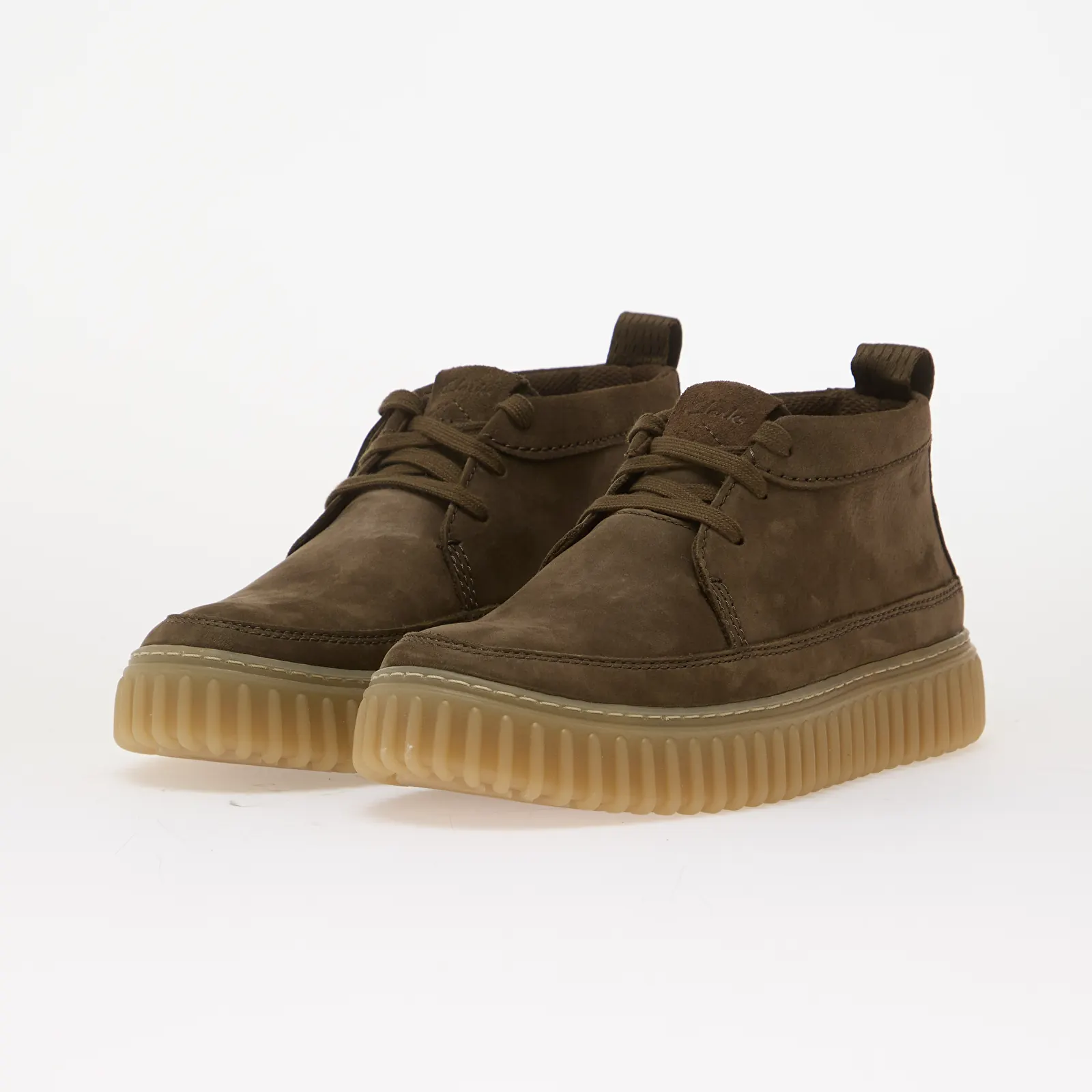 Чоловічі черевики Clarks Torhill Lace Hi Khaki Nubuck